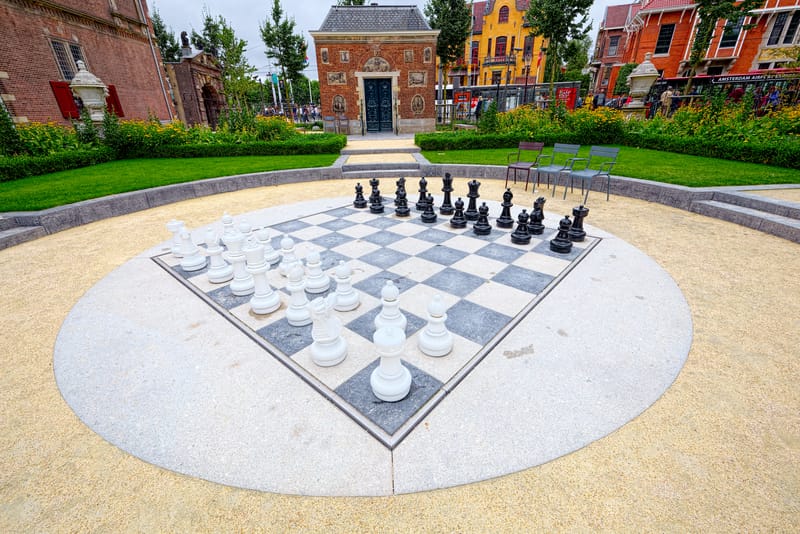 Out door chess board Amsterdam