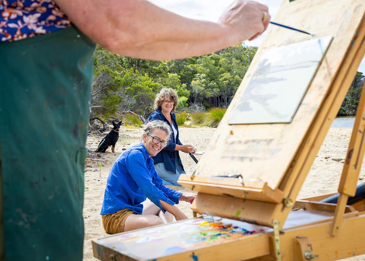 Plein air painters