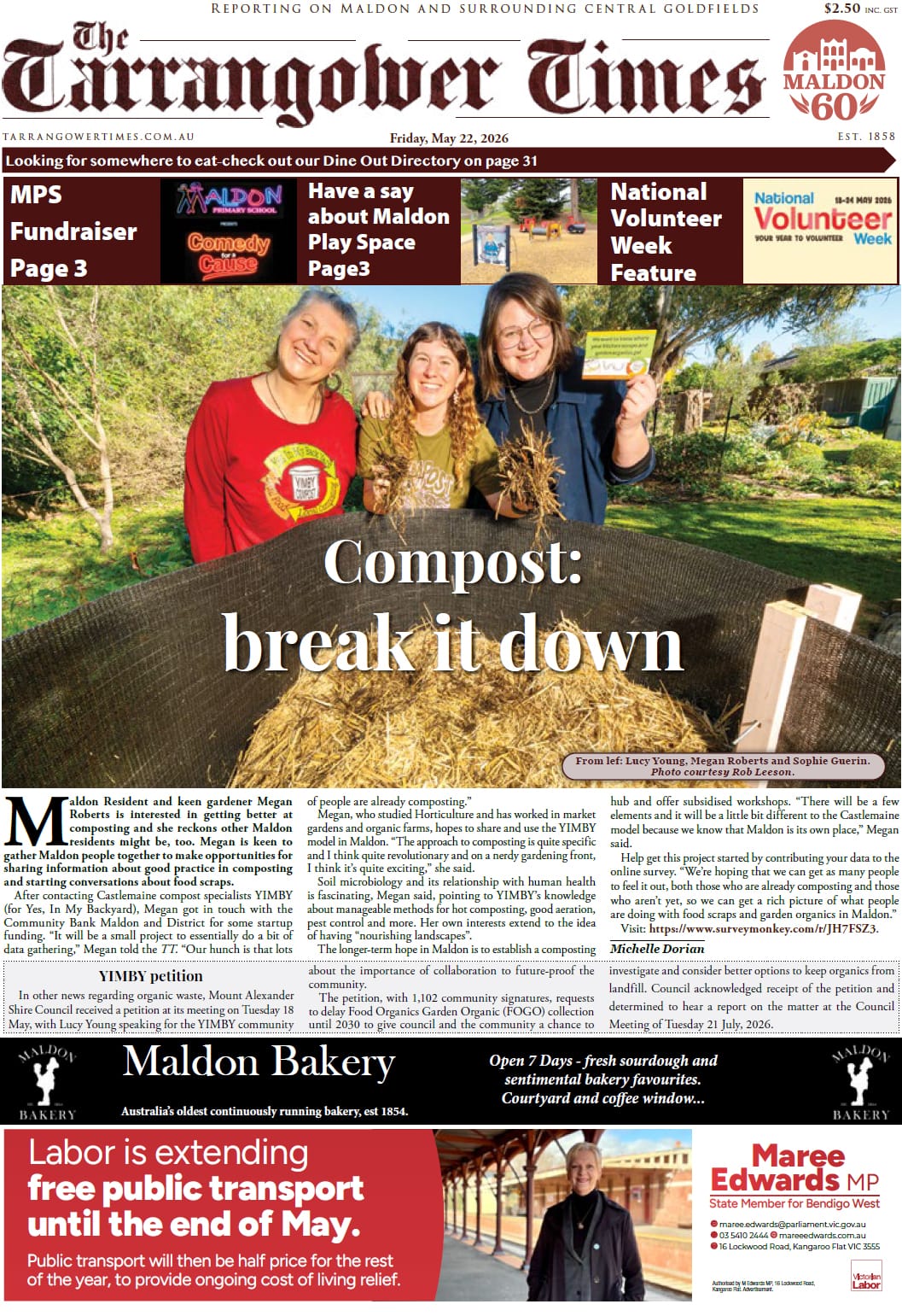 Tarrangower Times 22 May 2026
