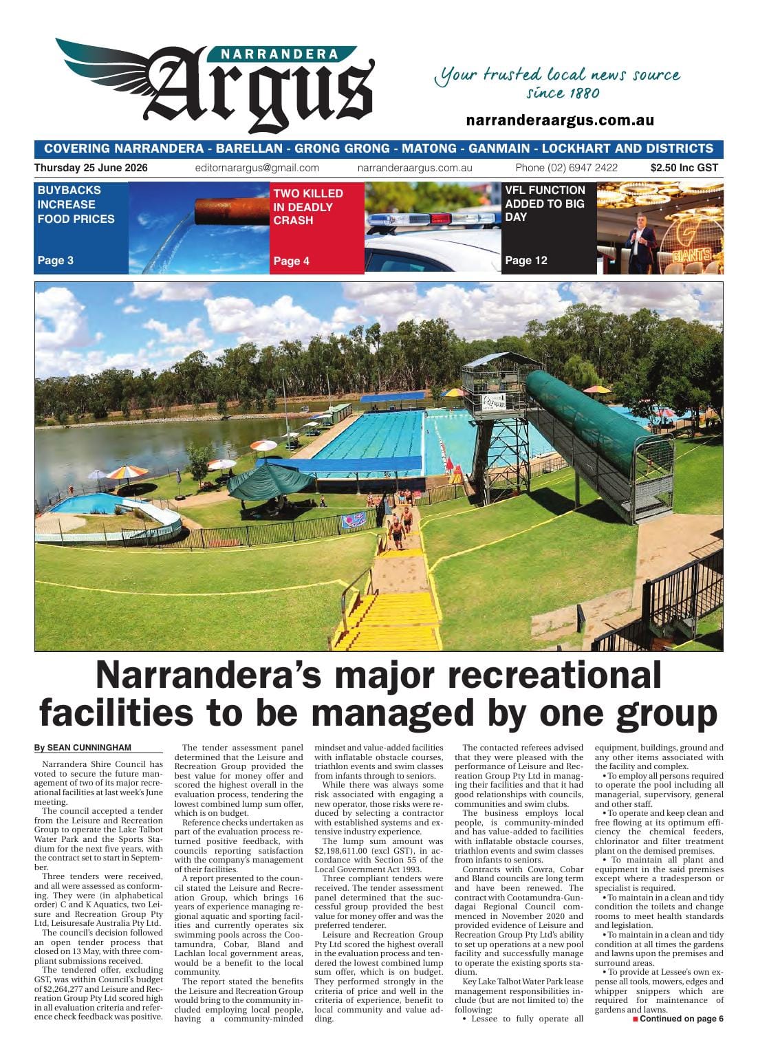 Narrandera Argus 25 June 2026