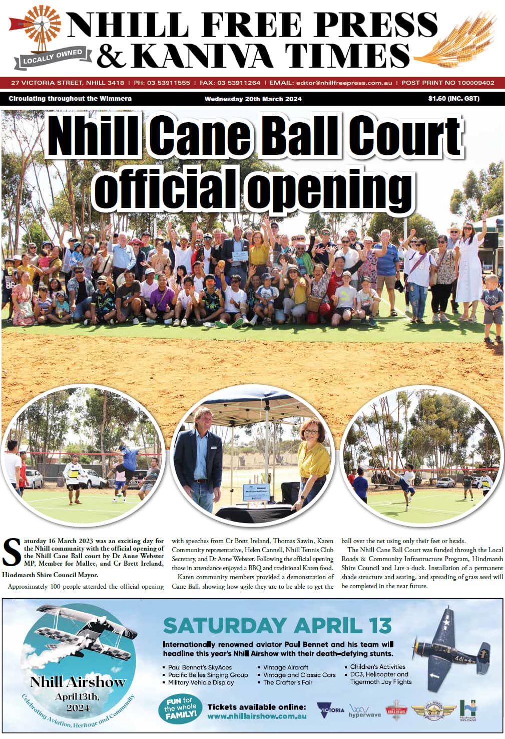 Nhill Free Press & Kaniva Times, 20 March 2024