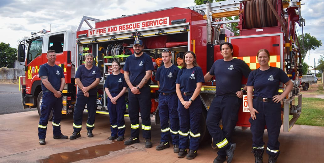 Tennant Creek Fire and Rescue crew