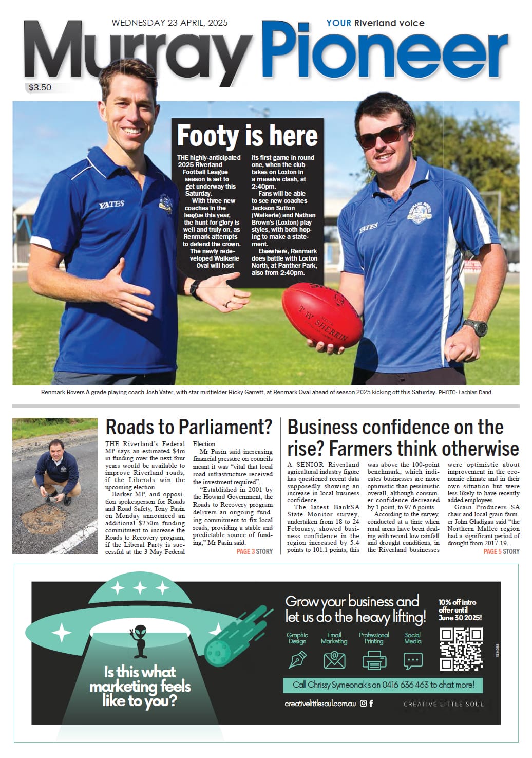Murray Pioneer 23 April 2025