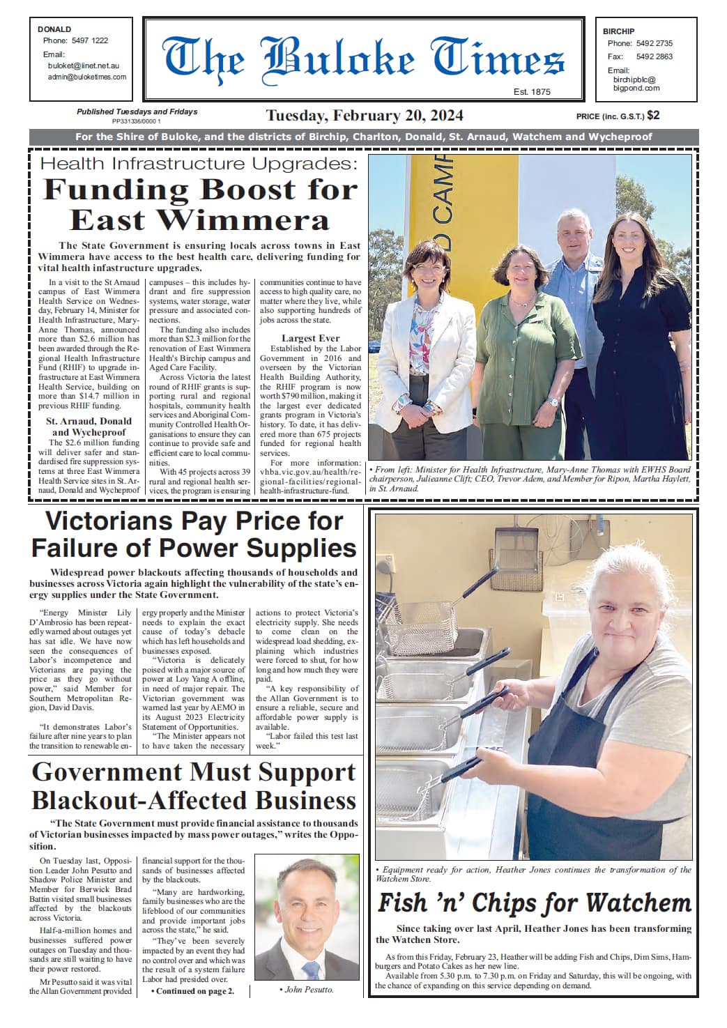 The Buloke Times 20 February 2024