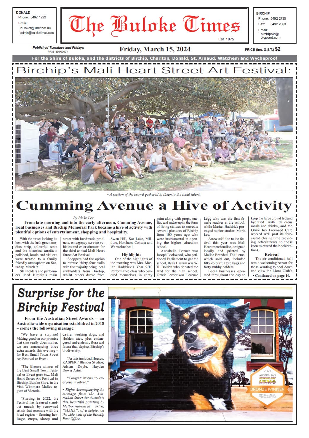 The Buloke Times, 15 March 2024