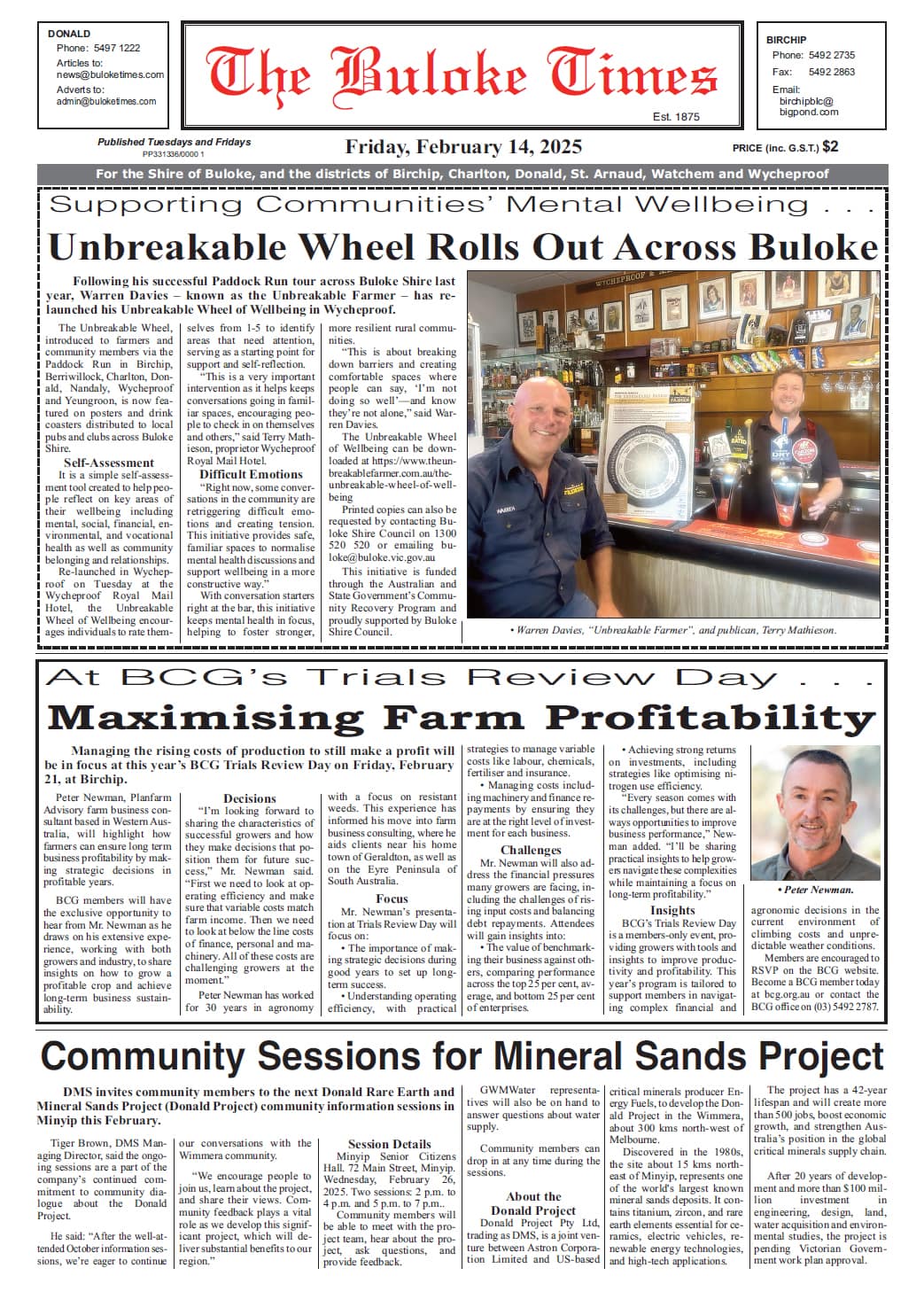 The Buloke Times 14 February 2025