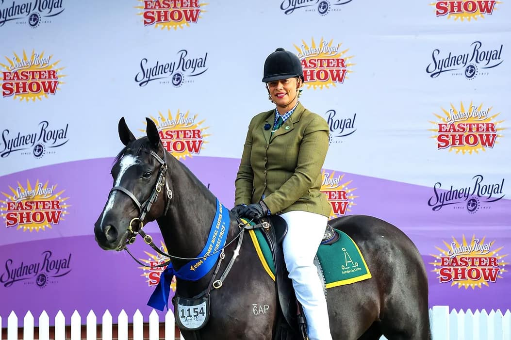Alex Pope and young ridden ASH gelding Ballengarra Rockstar