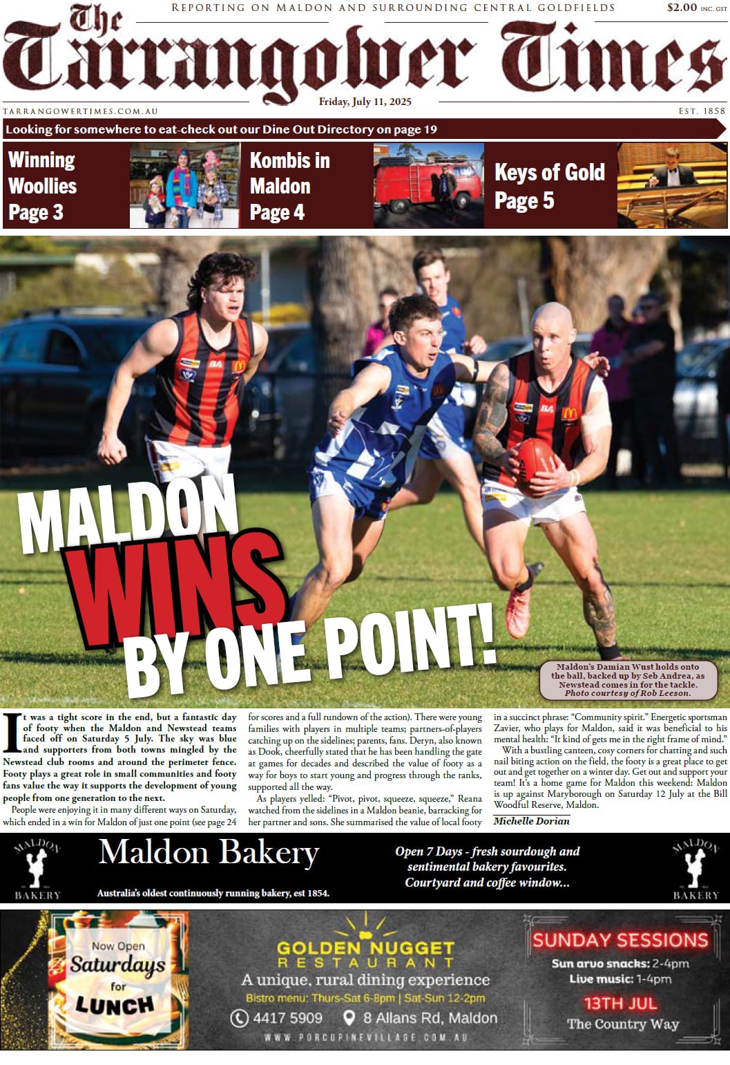 Tarrangower Times 11 July 2025