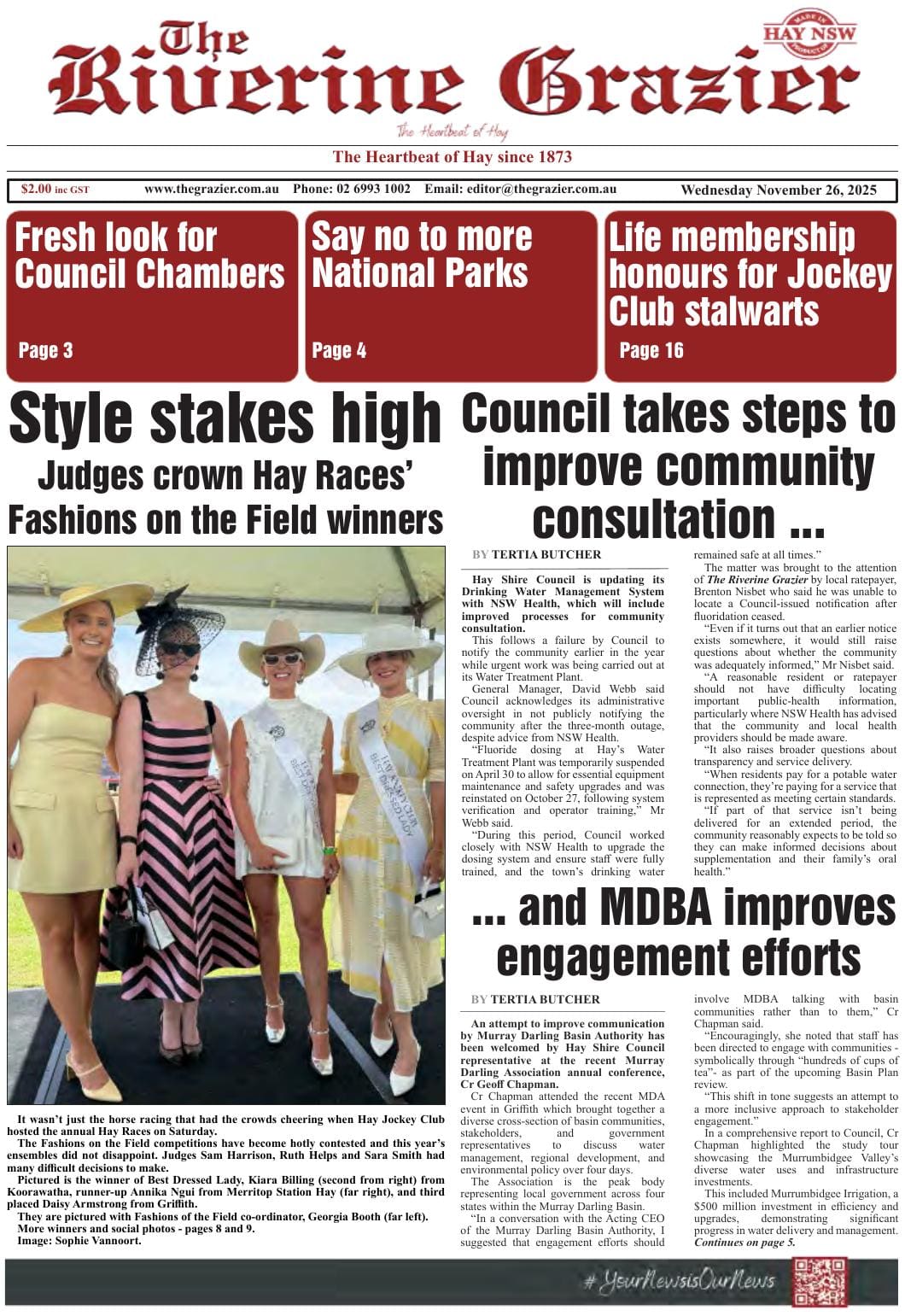 The Riverine Grazier, 26 November 2025 I Australian Rural & Regional News