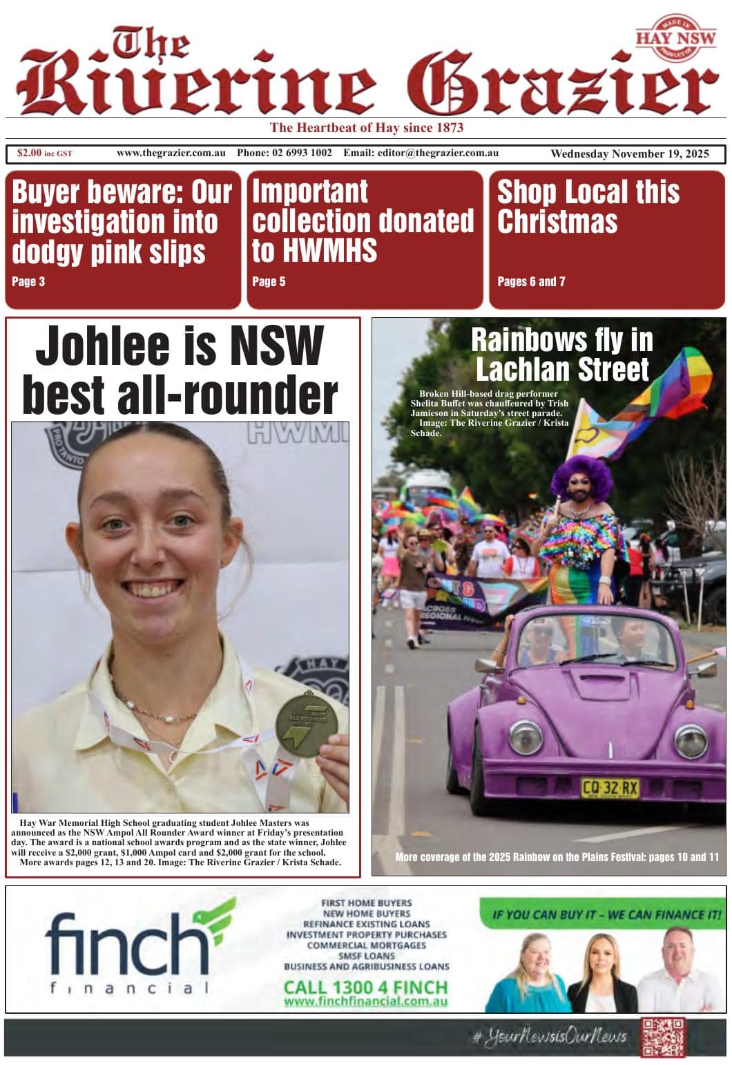 The Riverine Grazier, 19 November 2025 I Australian Rural & Regional News