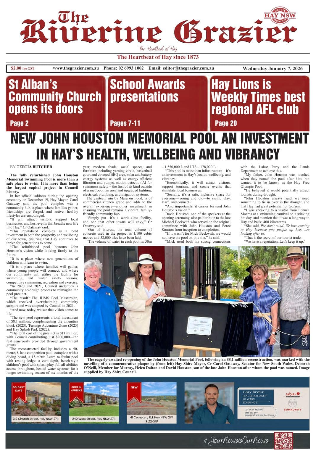 The Riverine Grazier, 7 January 2026 I Australian Rural & Regional News