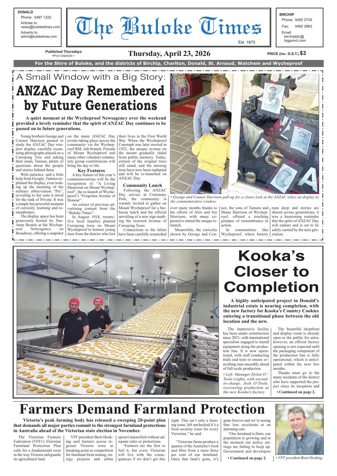 The Buloke Times, 23 April 2026