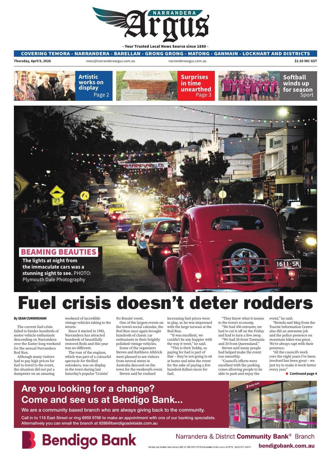 Narrandera Argus, 9 April 2026