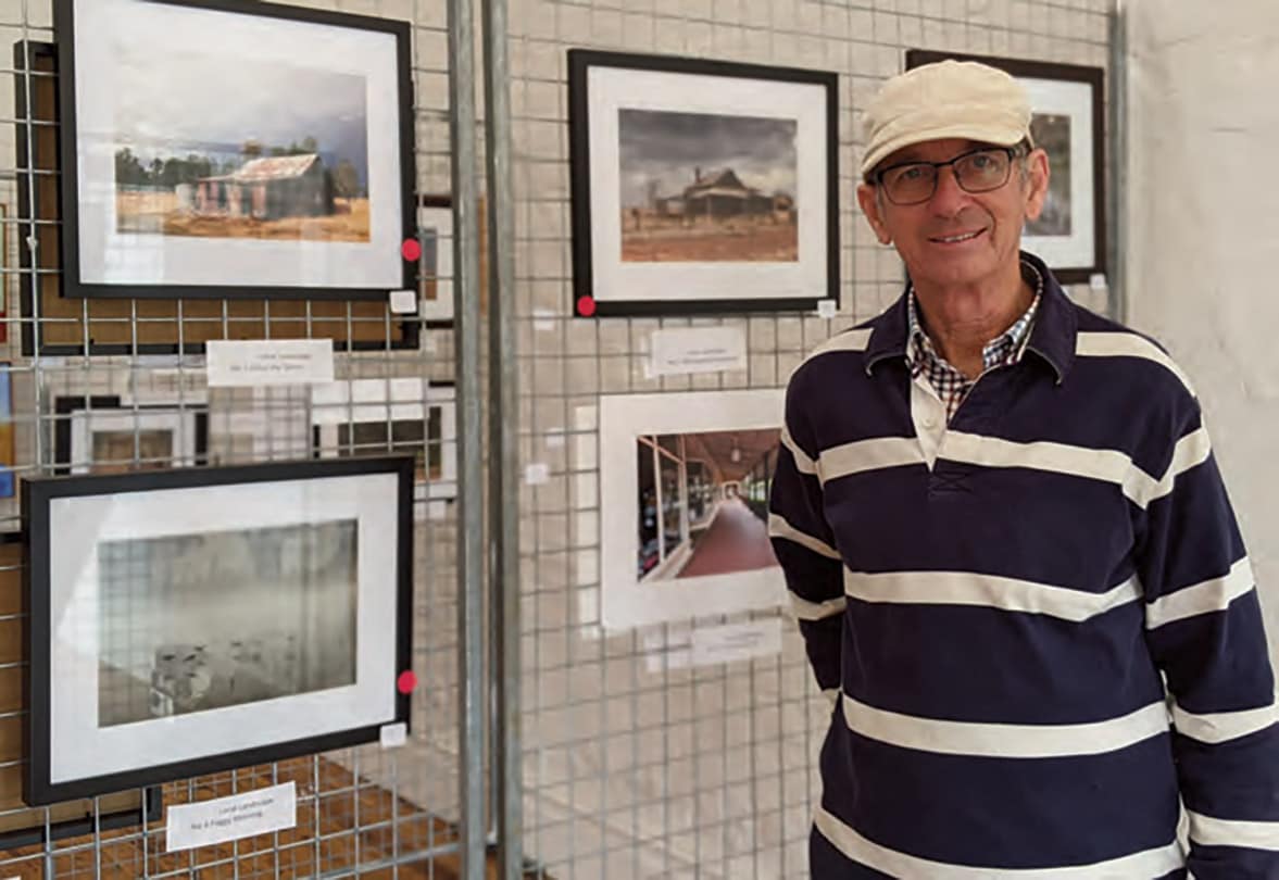 Local photographer Zane Fraser ex-hibited a selection of his photographs.