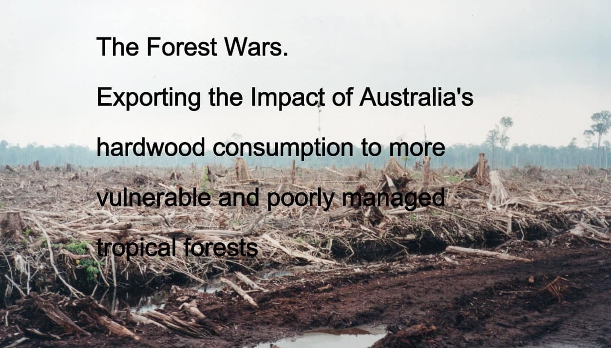 Decimated forest