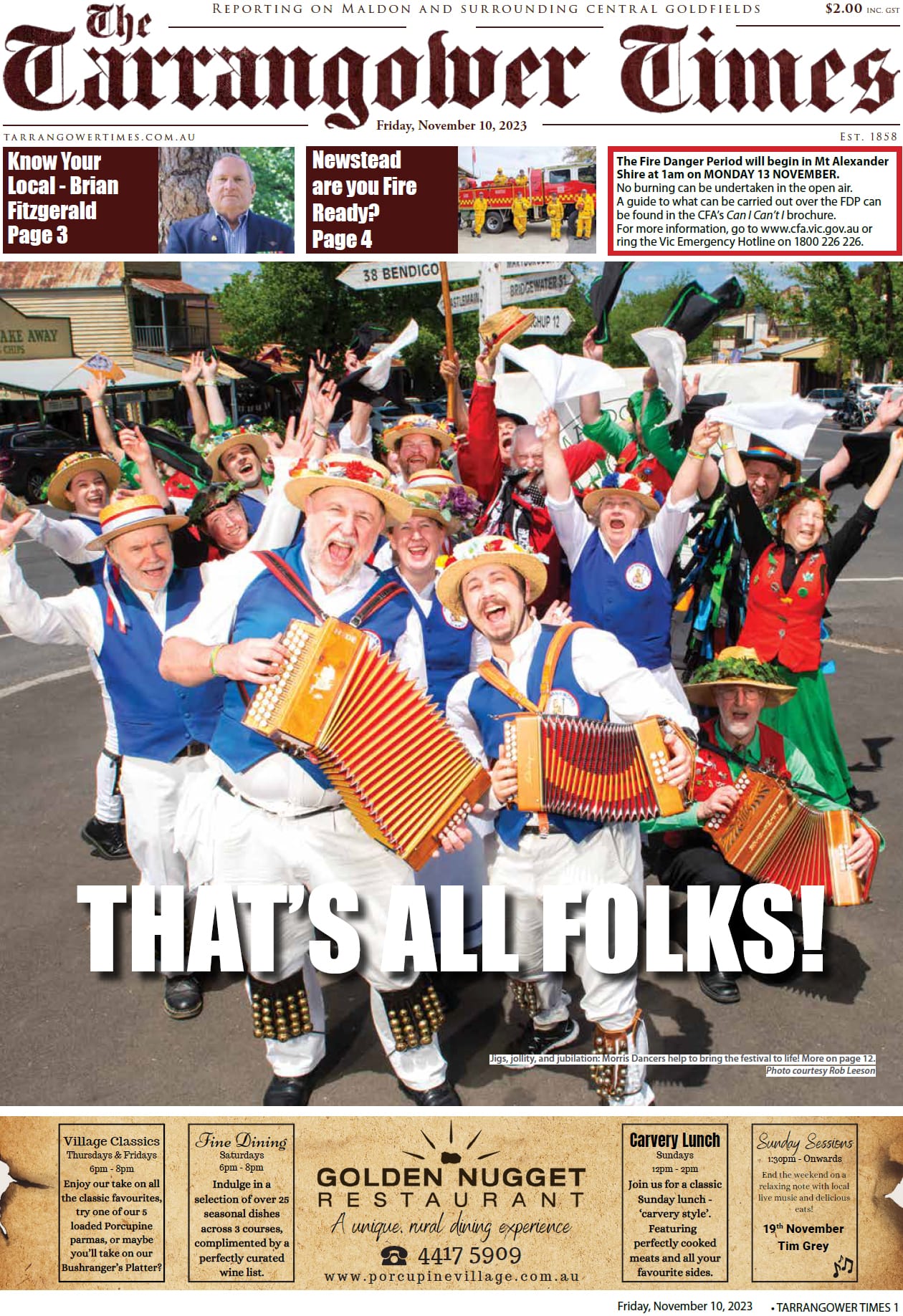 Tarrangower Times 10 November 2023