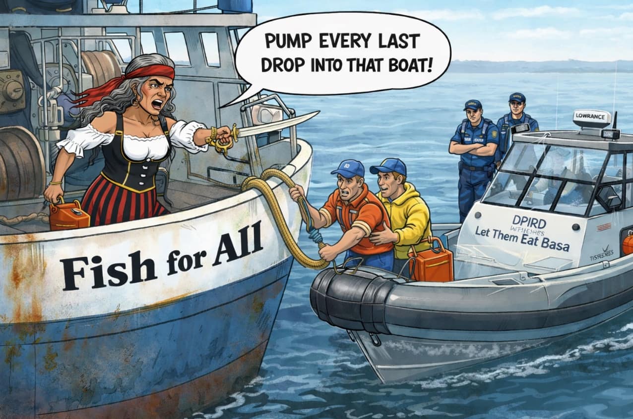Fisheries cartoon