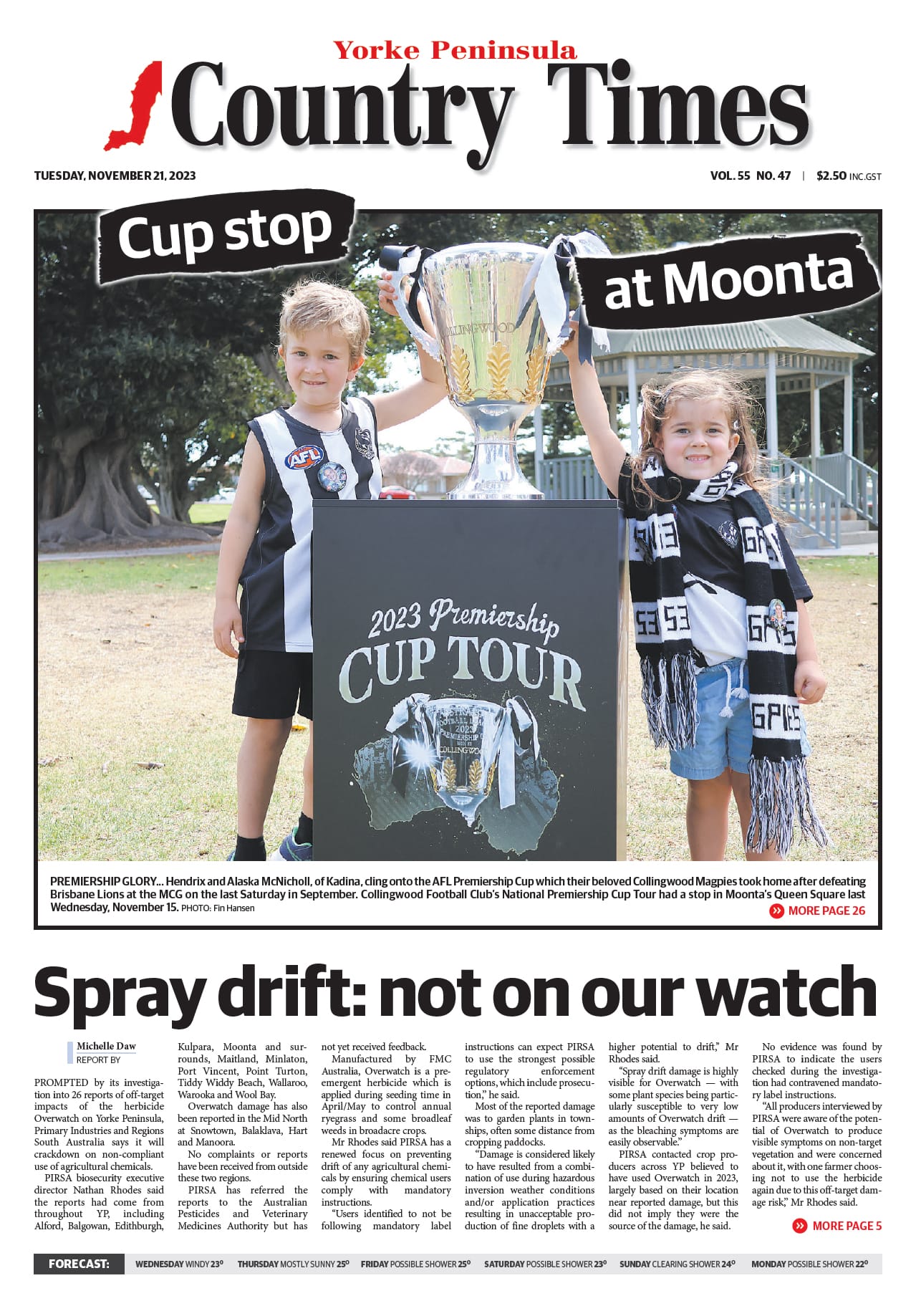 Yorke Peninsula Country Times 21 November 2023