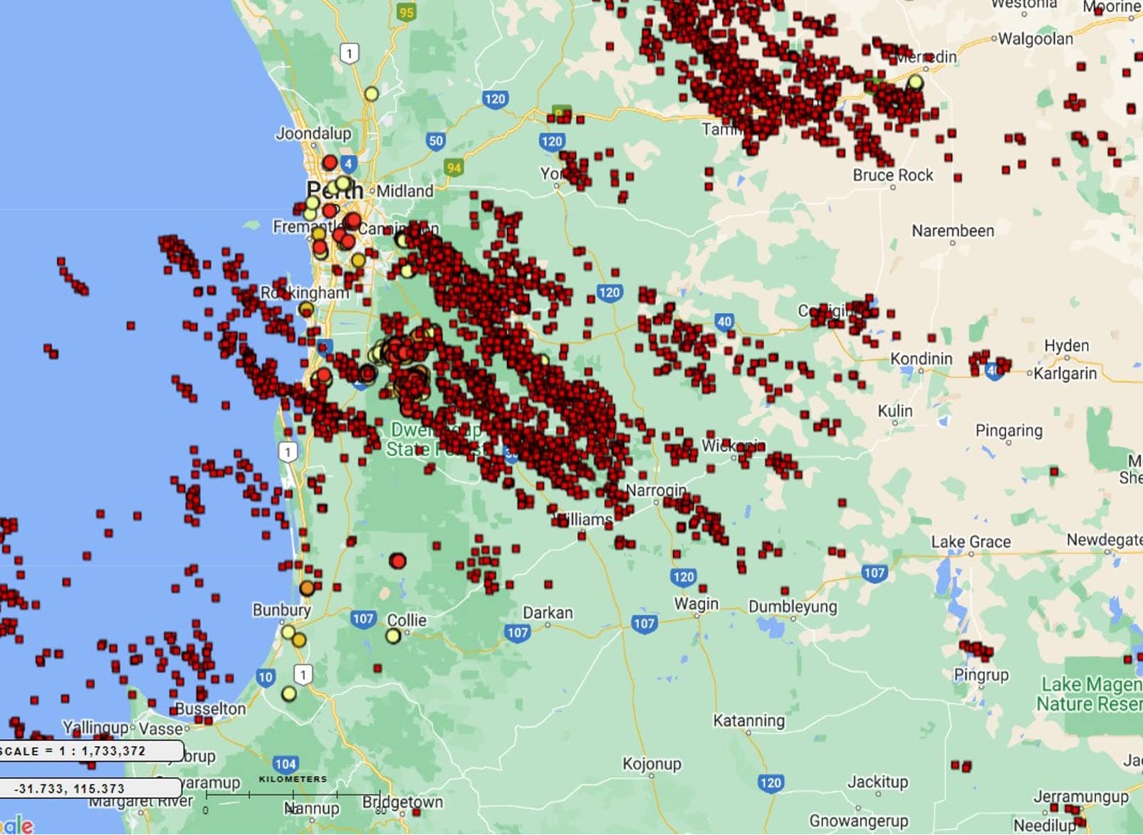 Lightning strikes