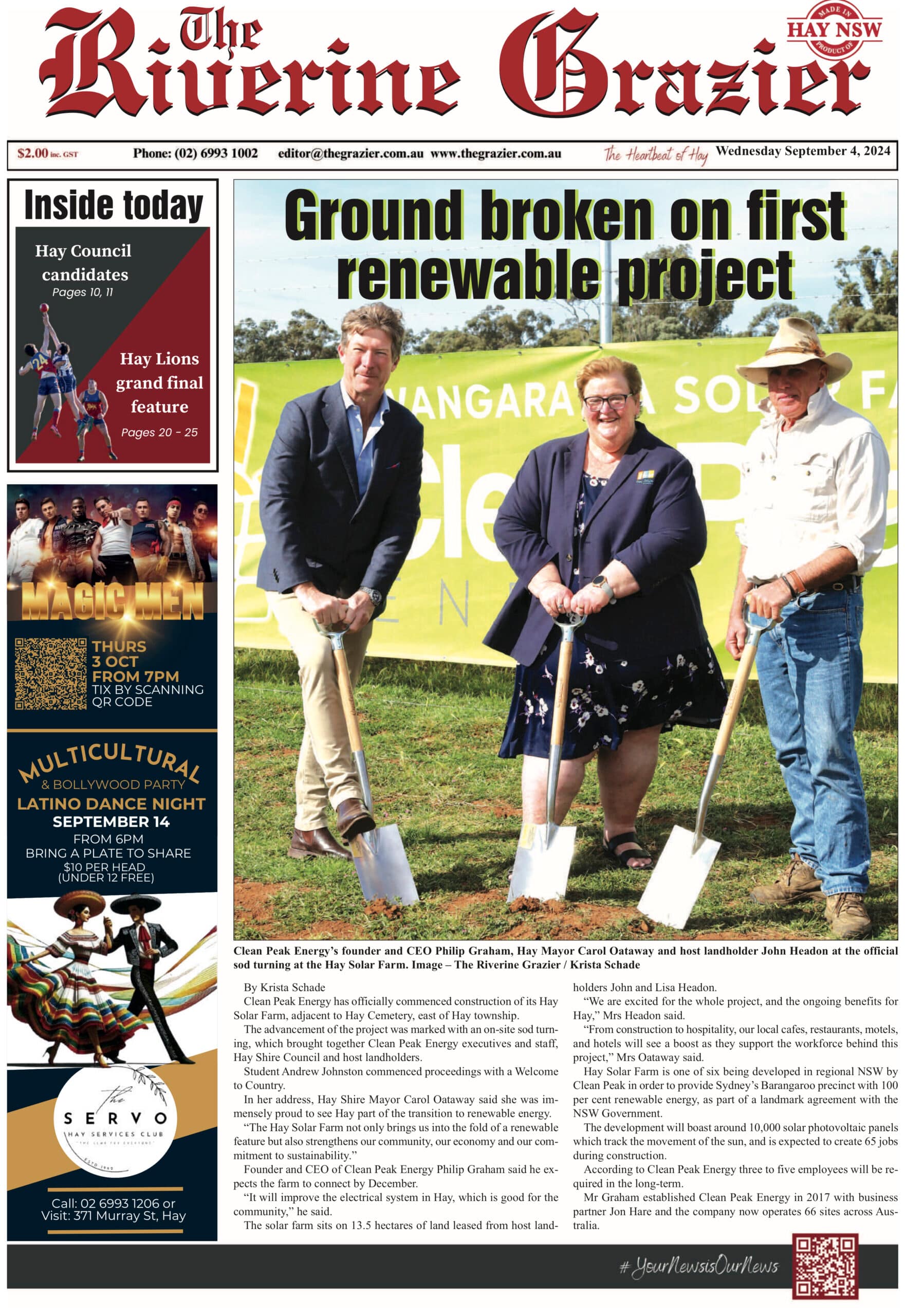 The Riverine Grazier, 4 September 2024 | Australian Rural & Regional News