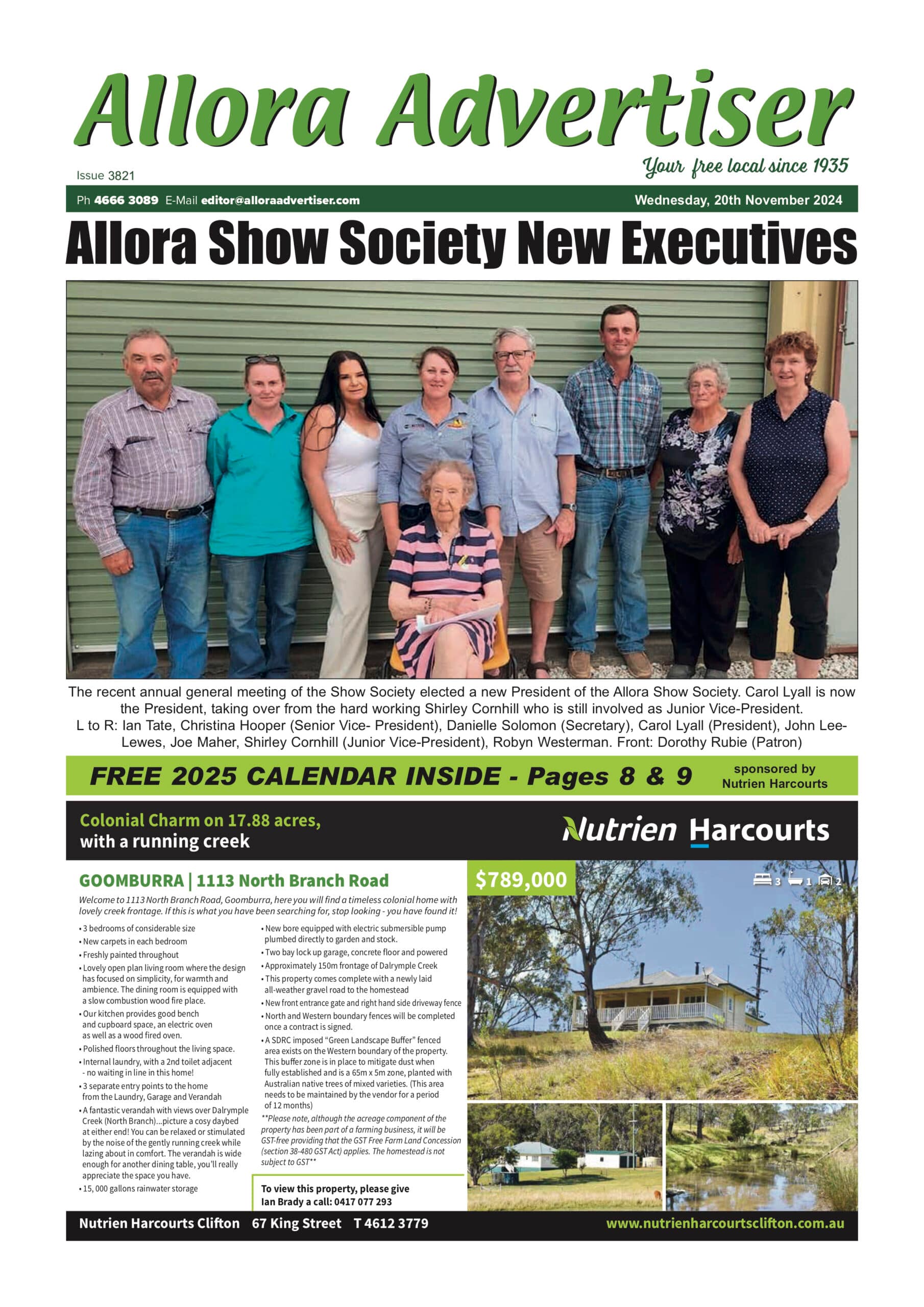 Allora Advertiser 20 November 2024