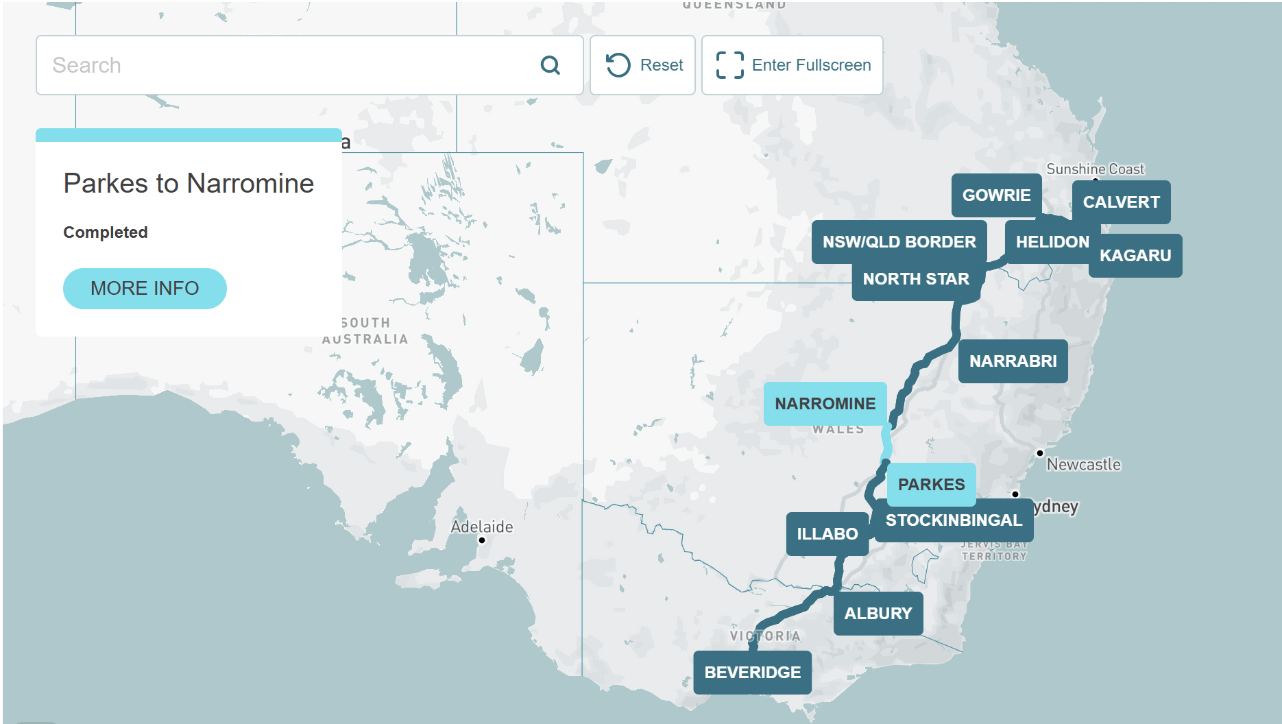 SShot Inland Rail 6 May 2026