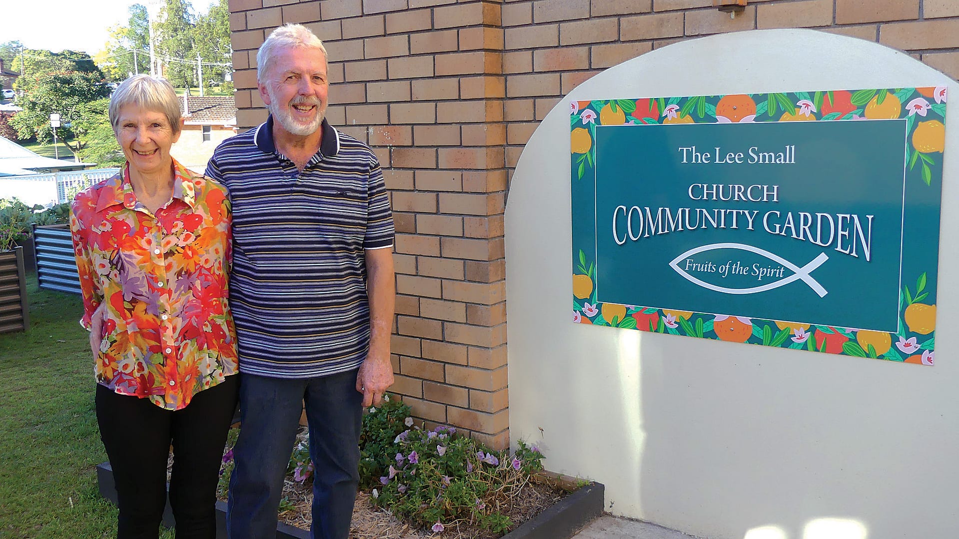Community church garden