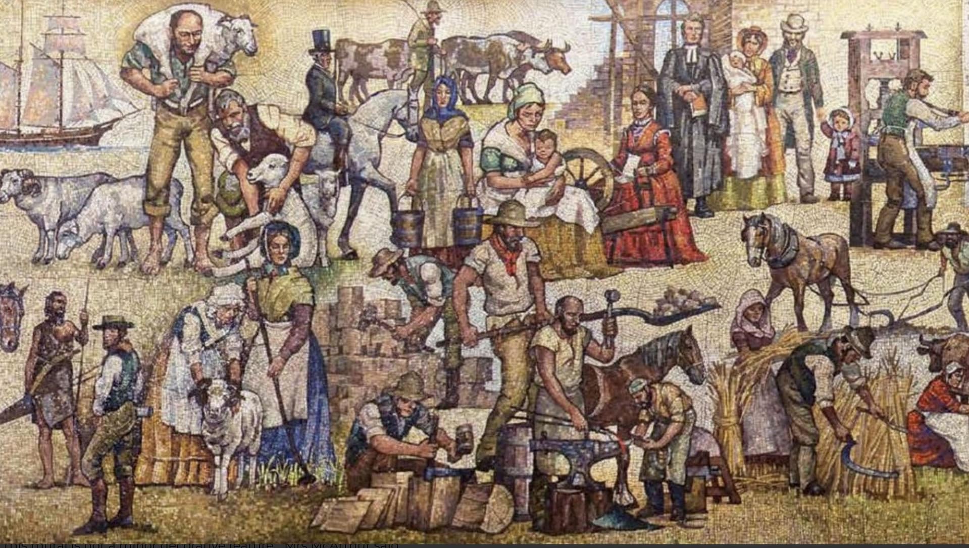 Freedman mural detail