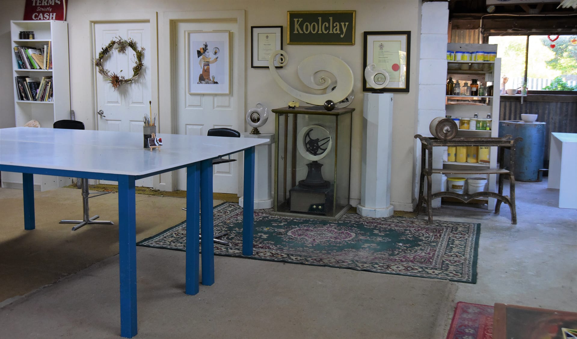 Tracey's studio