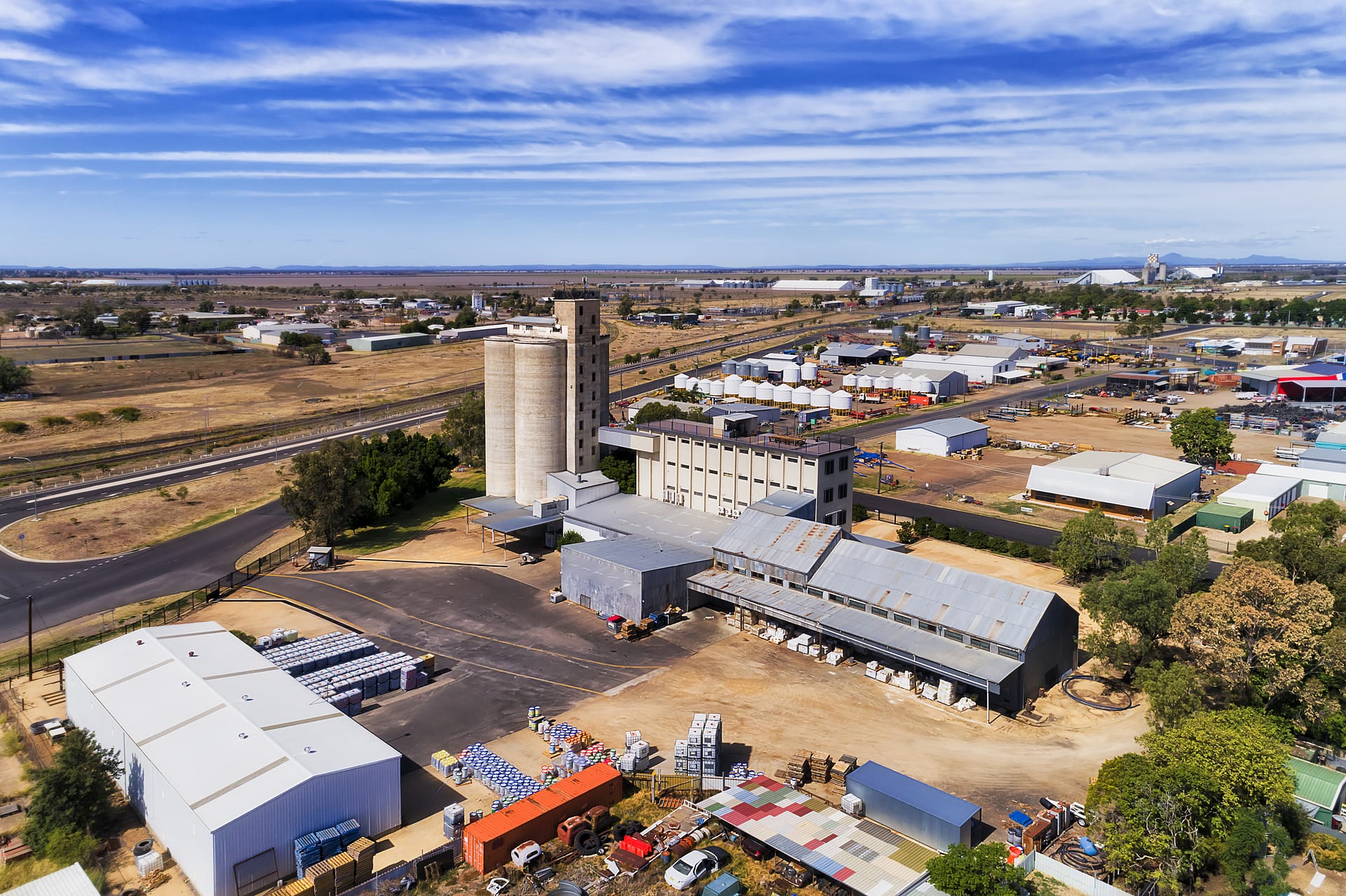 Moree grain elevator