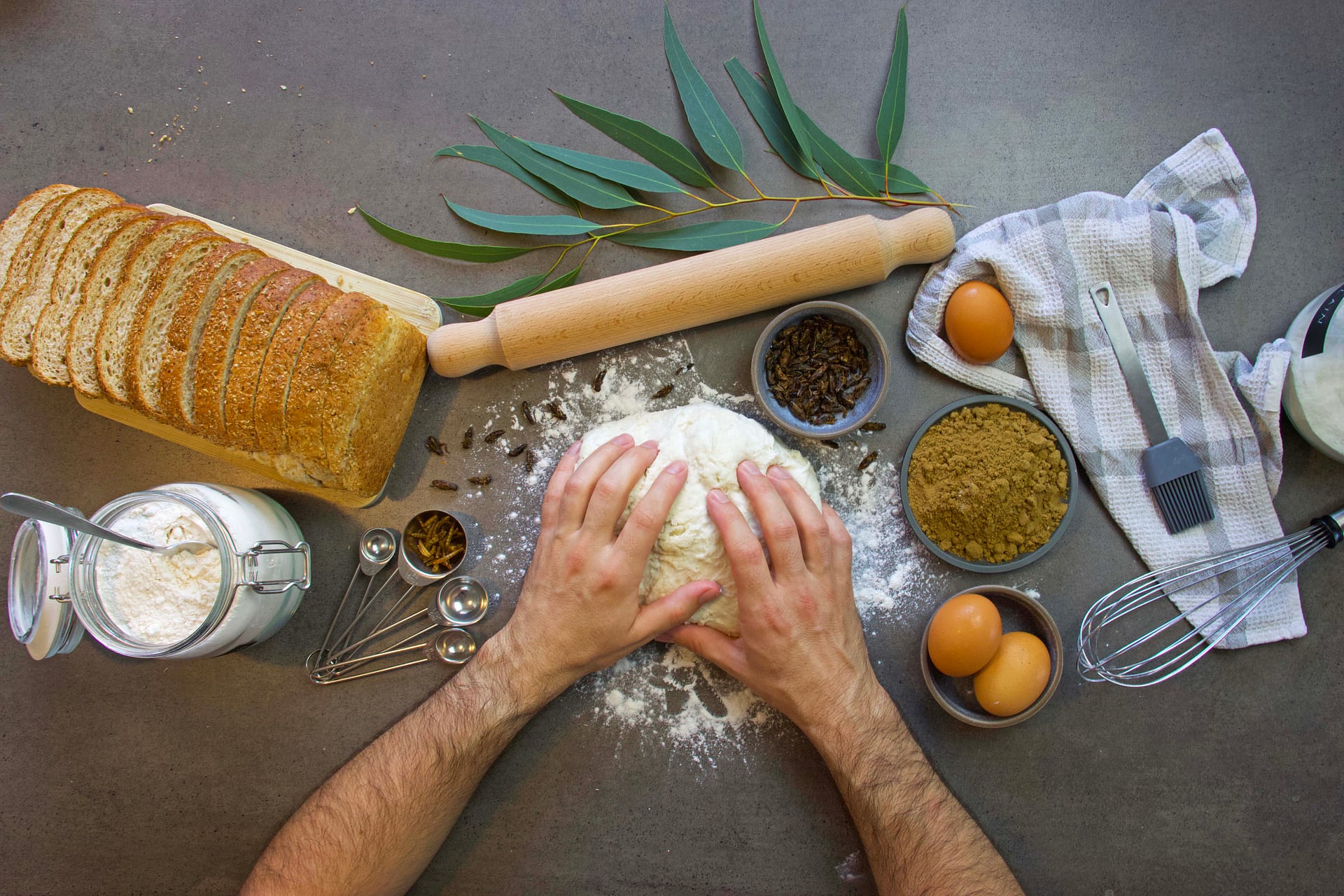 Baking with cricket flour