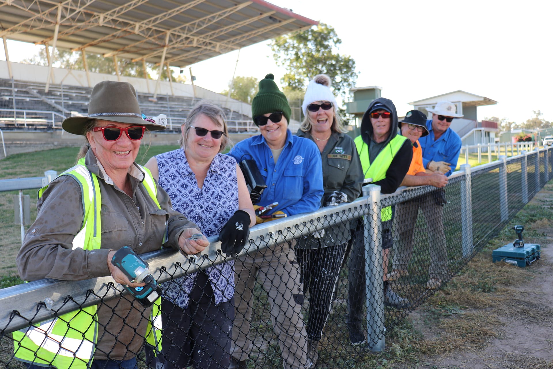 Walgett Racecourse fence