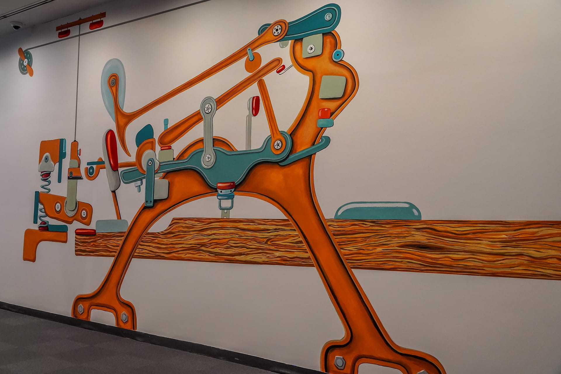 Riverlinks piano mural