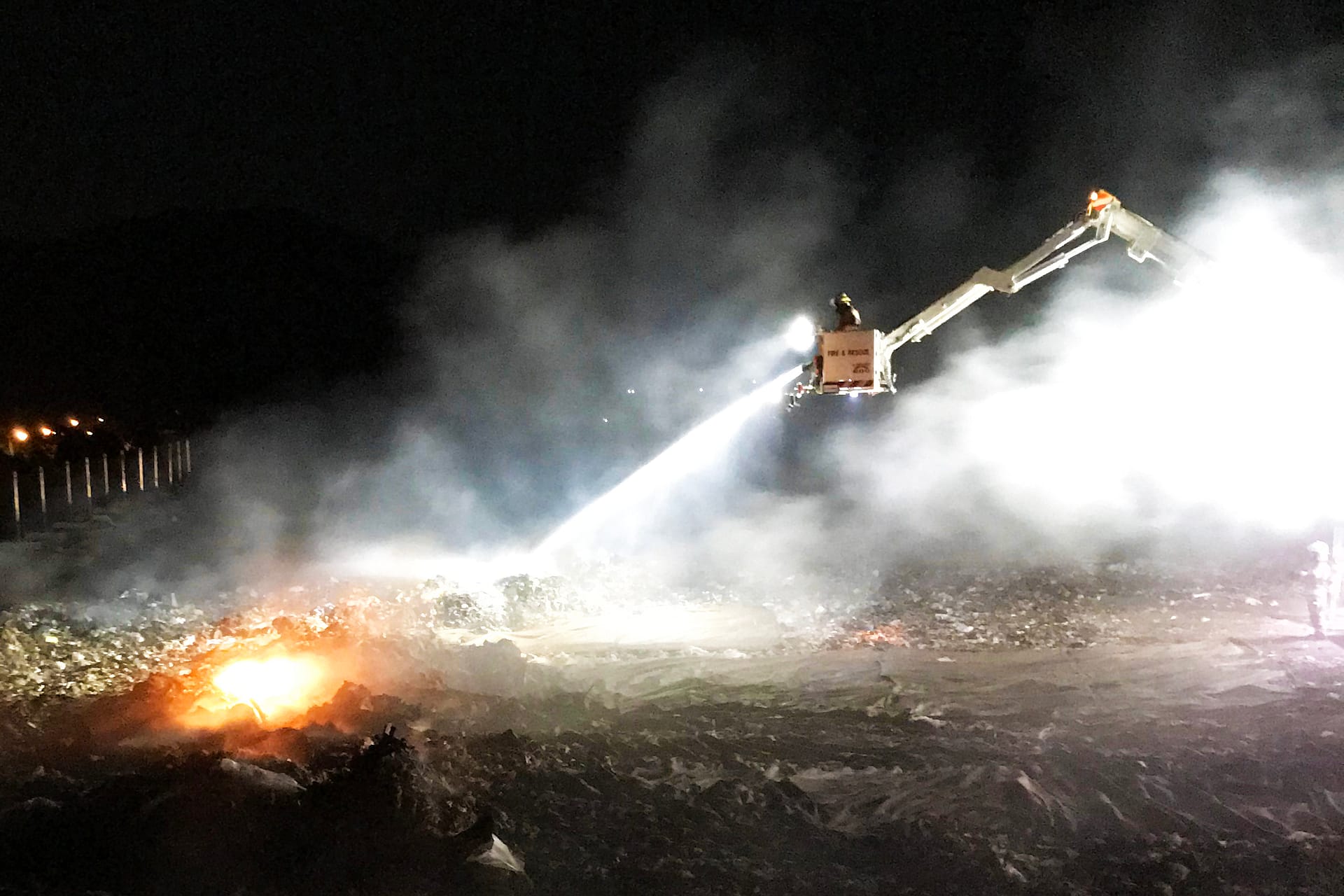 Rockhampton landfill fire