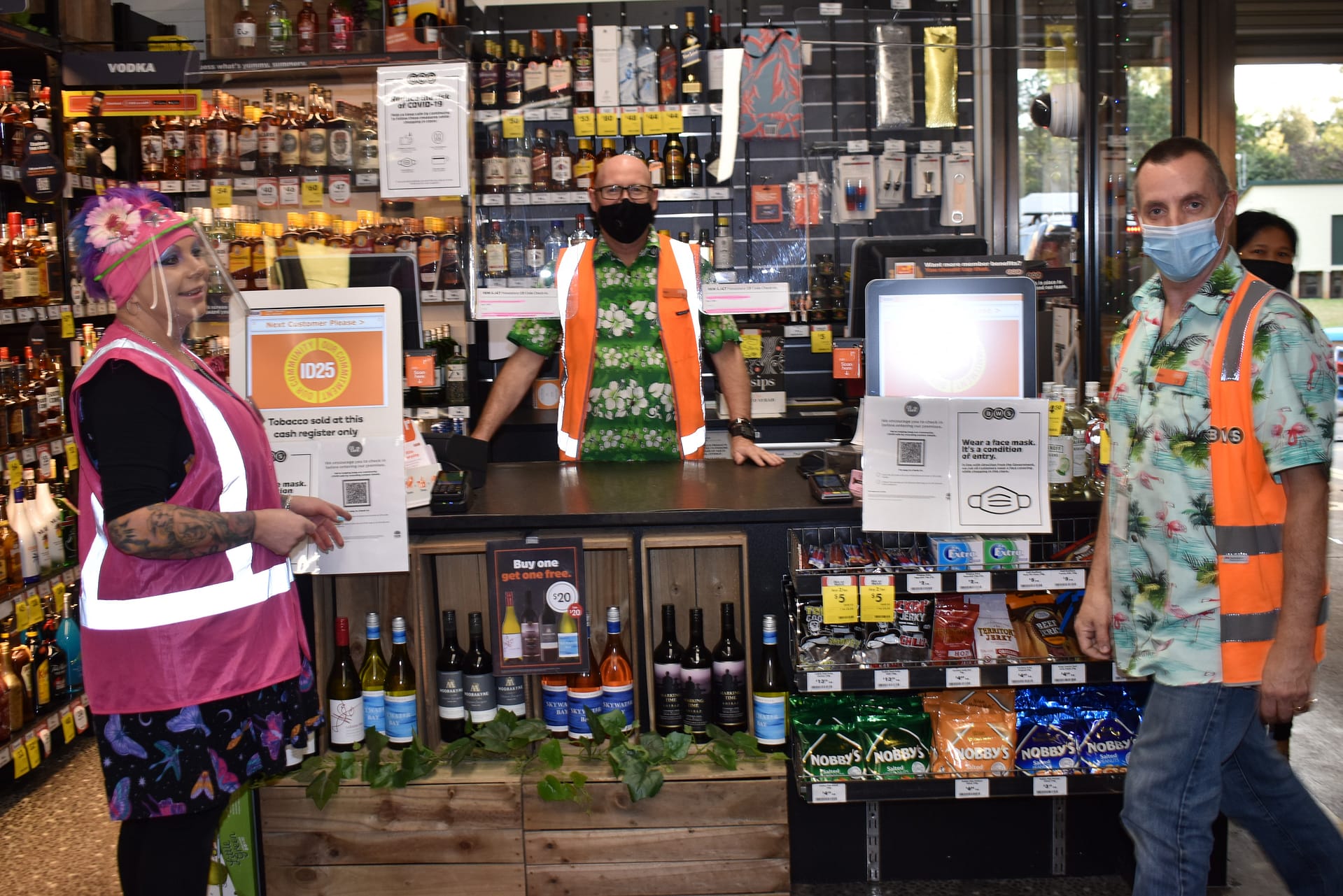 Staff at BWS