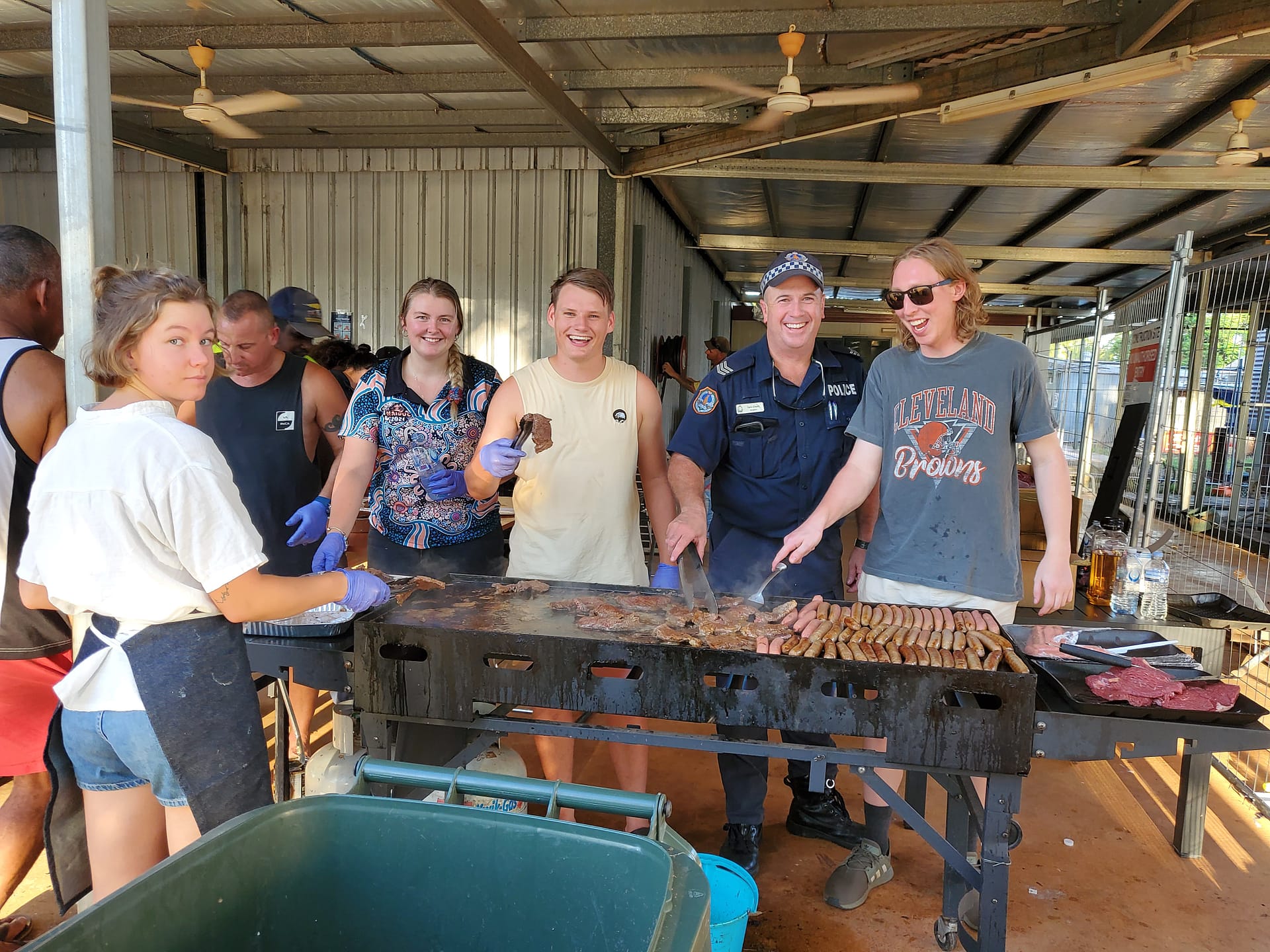 Community BBQ in Mataranka