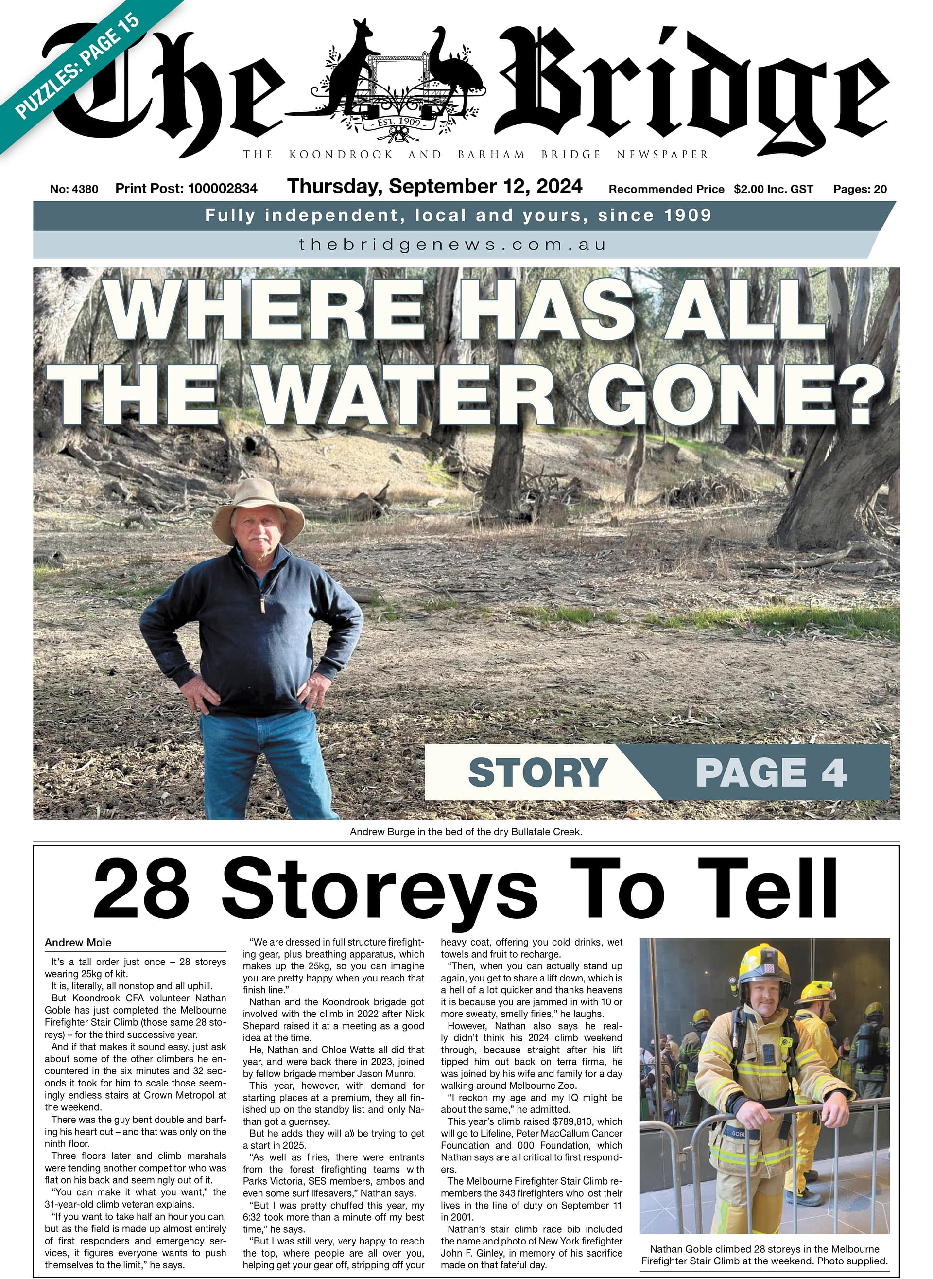 The Koondrook and Barham Bridge Newspaper 12 September 2024