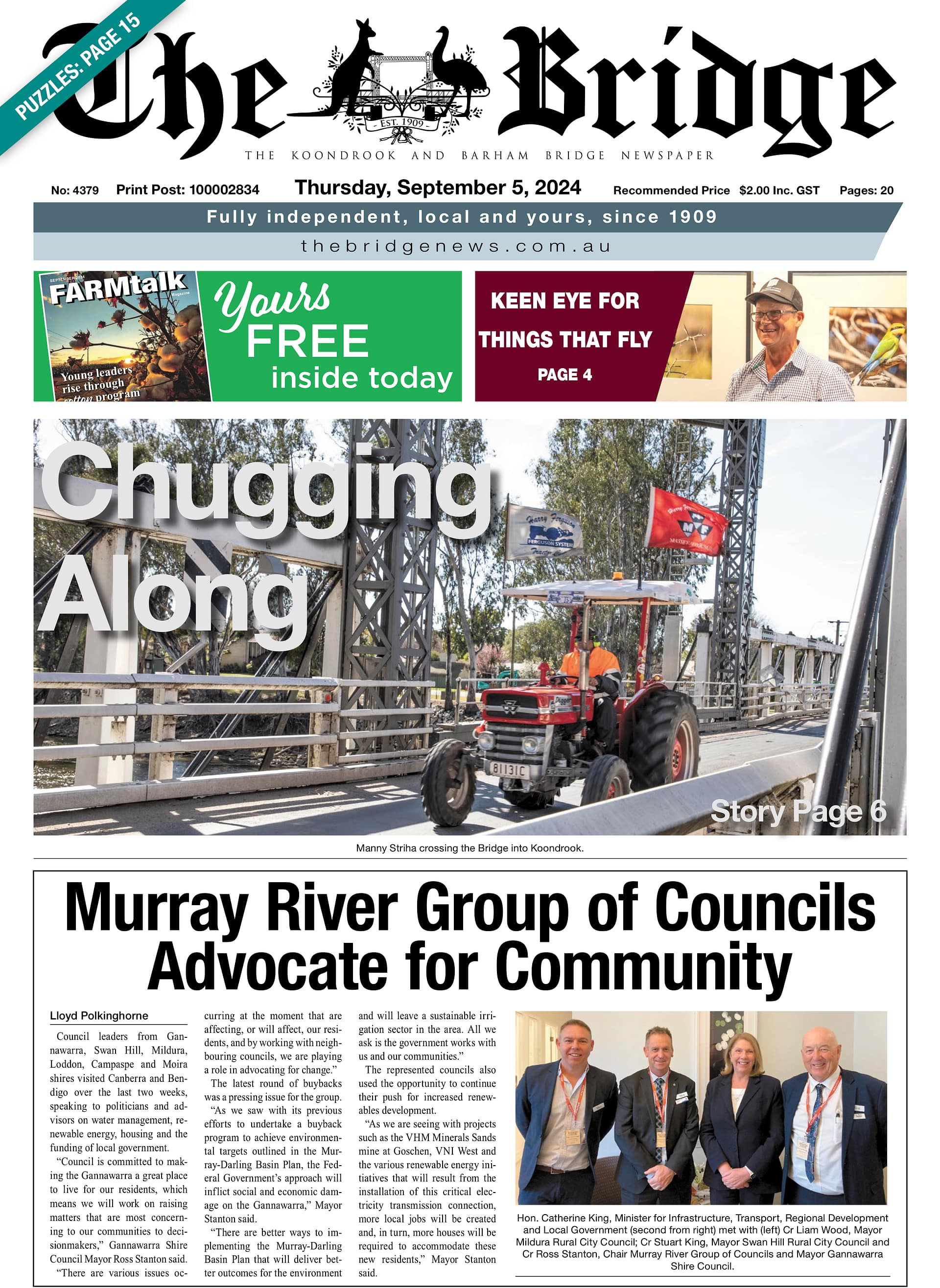 The Koondrook and Barham Bridge Newspaper 5 September2024