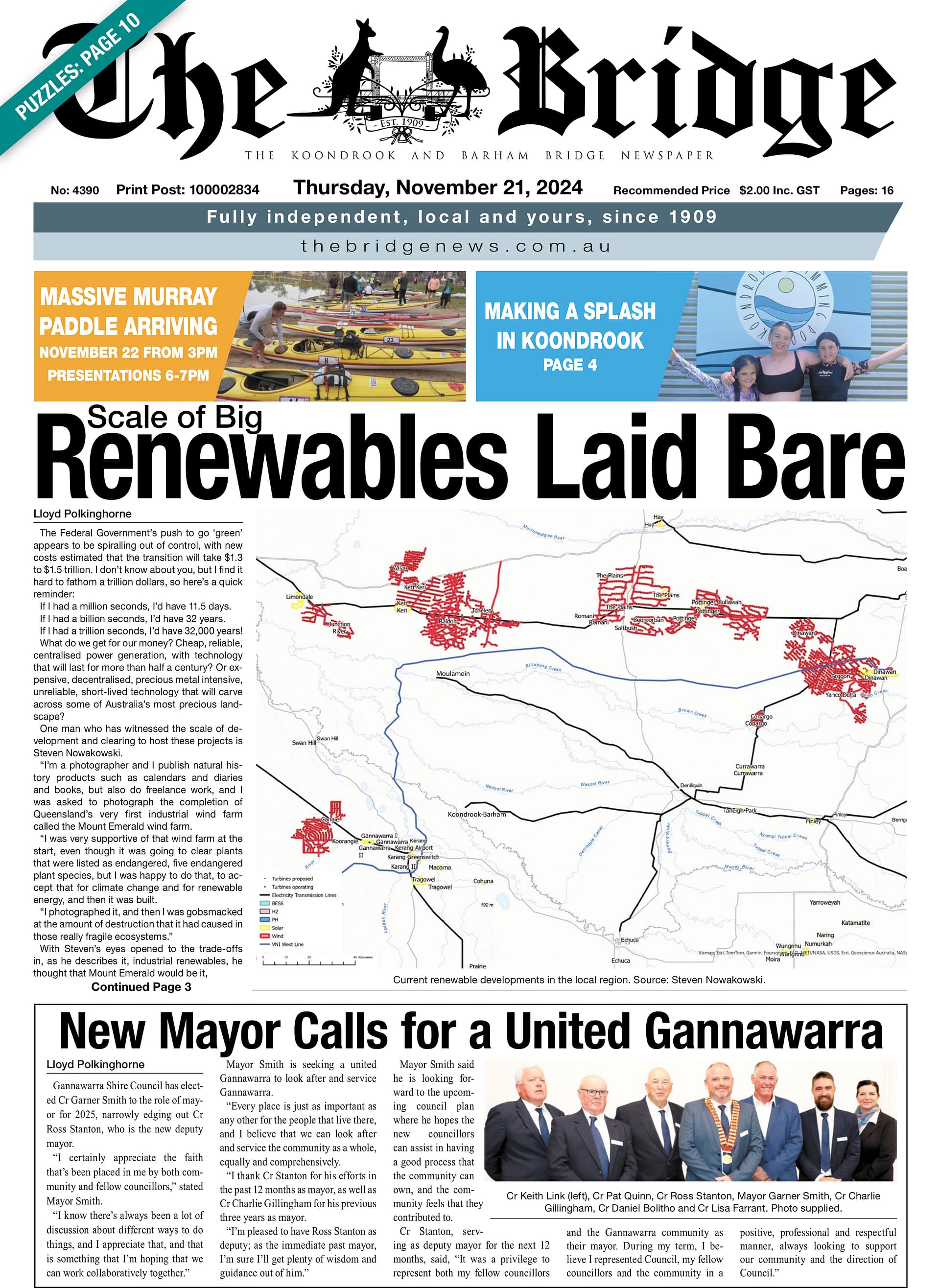 The Koondrook and Barham Bridge Newspaper 21 November 2024