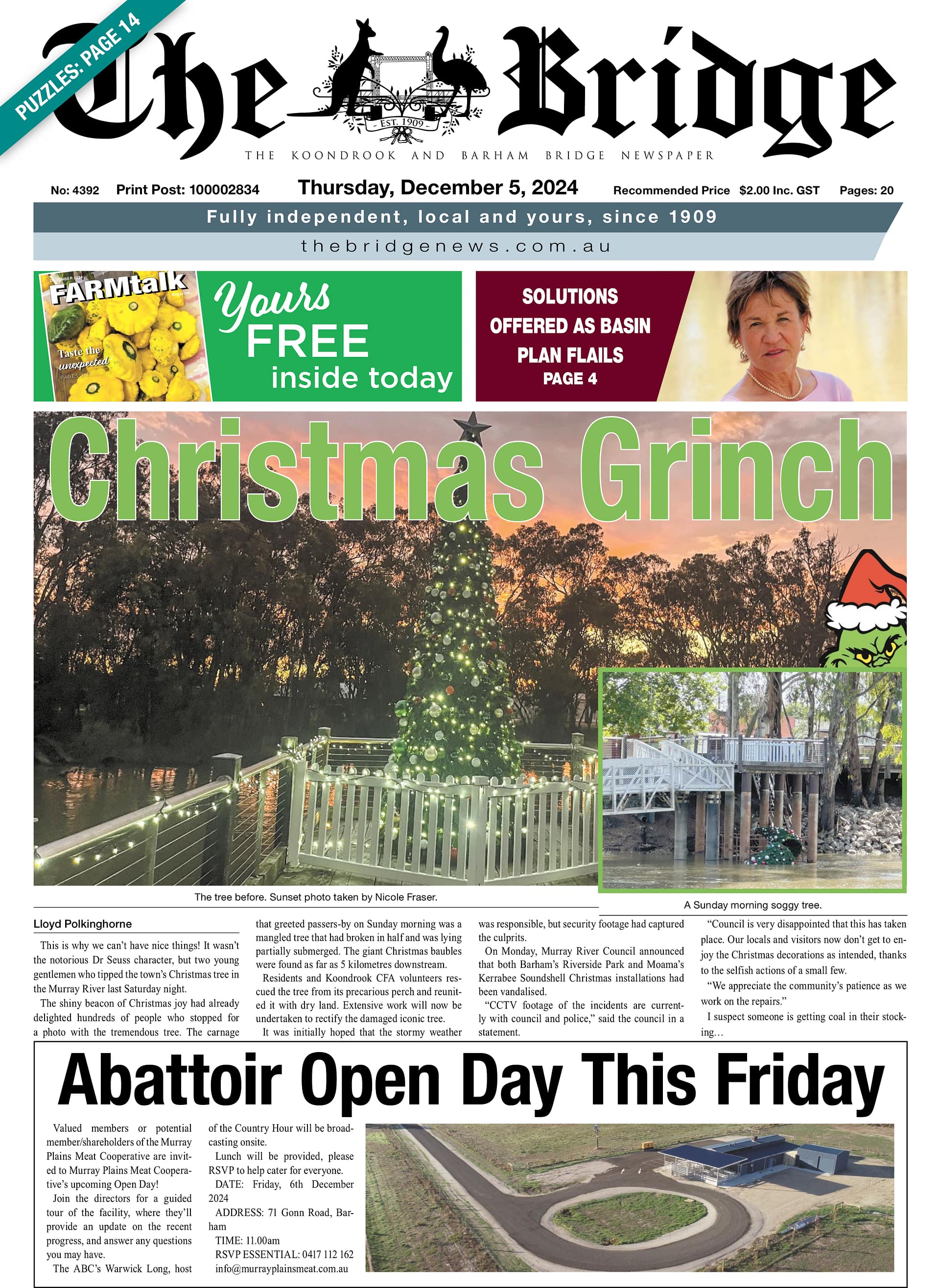 The Koondrook and Barham Bridge Newspaper 5 December 2024