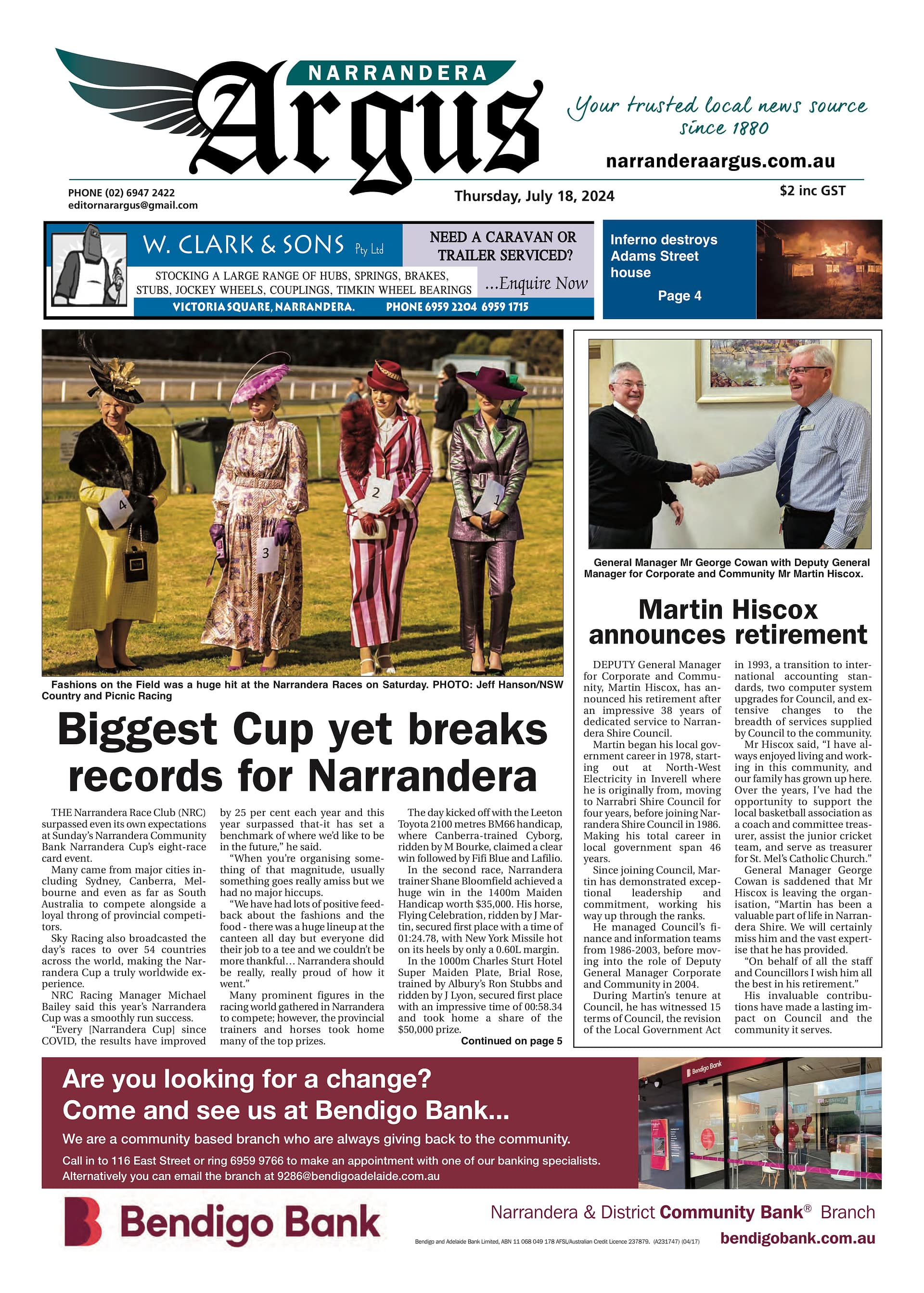 Narrandera Argus 18 July 2024