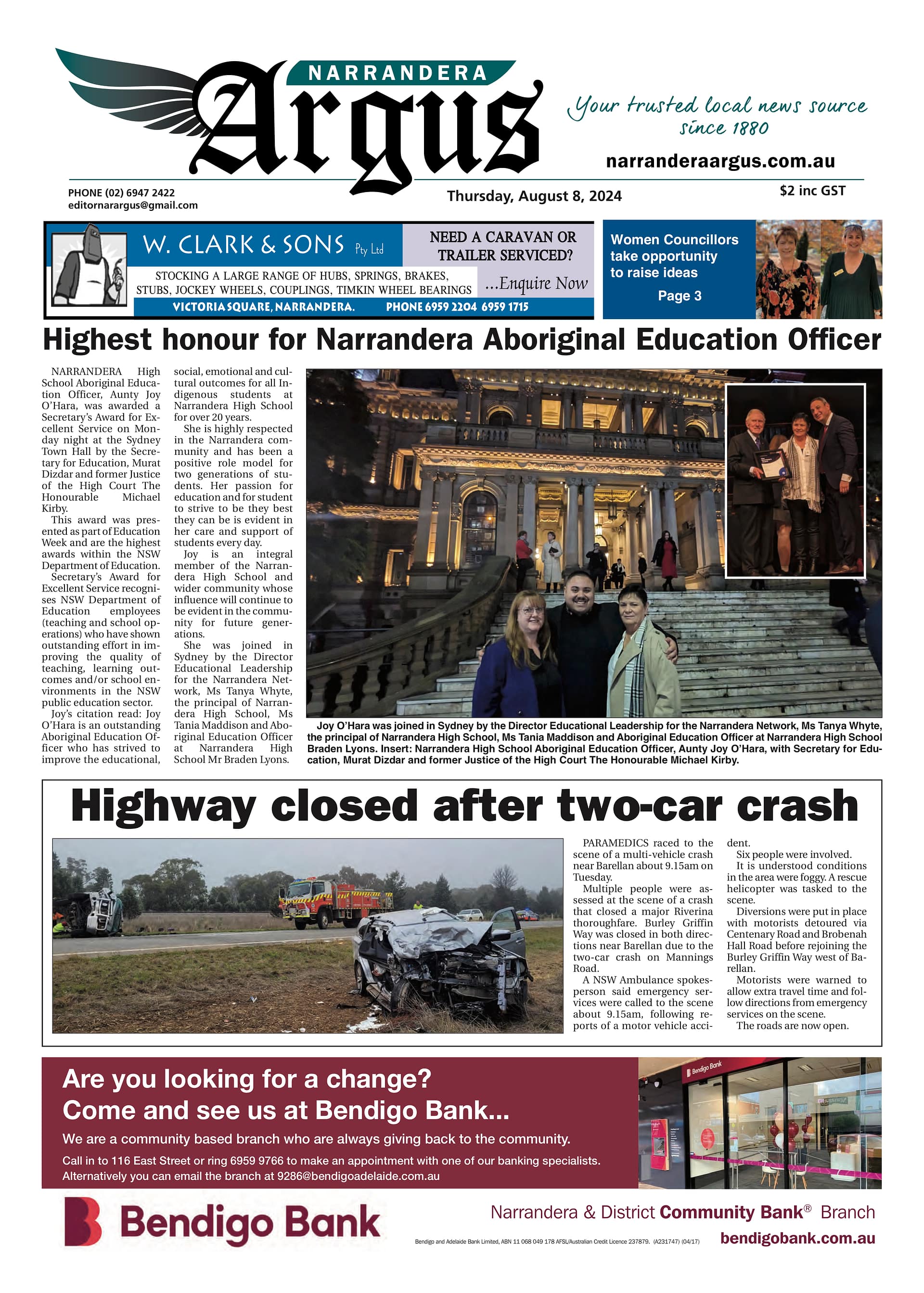 Narrandera Argus 8 August 2024
