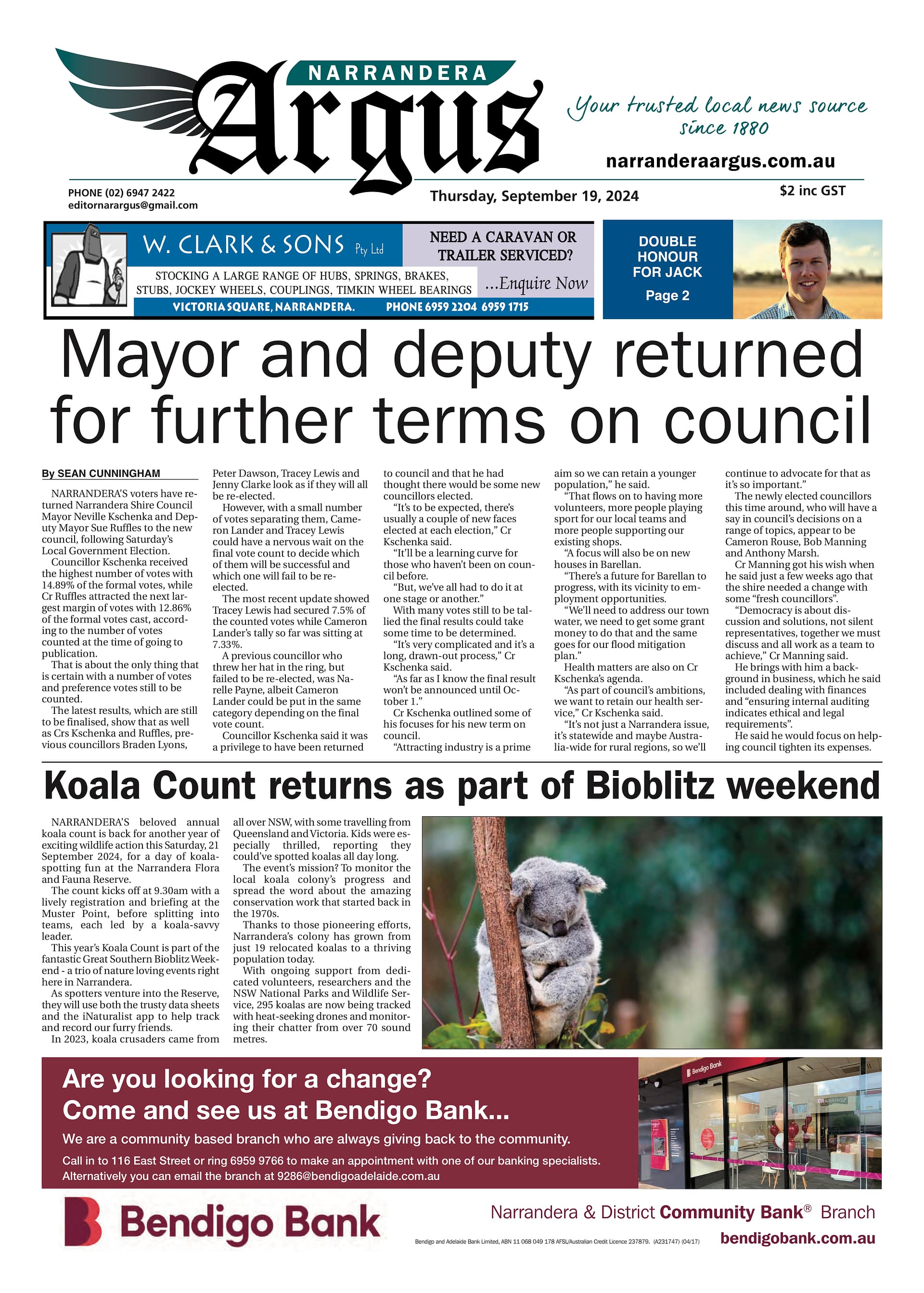 Narrandera Argus 19 September 2024