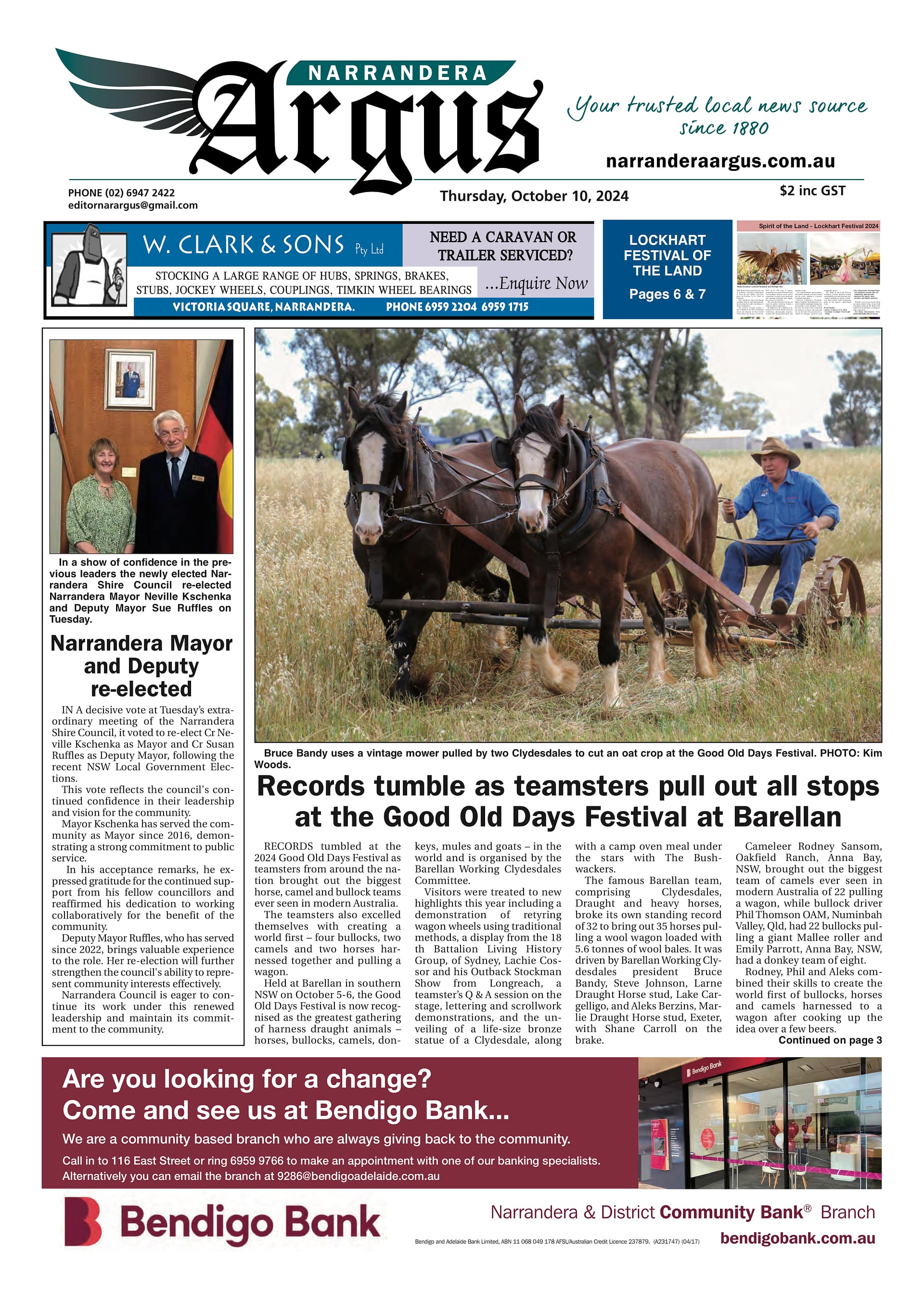 Narrandera Argus 10 October 2024