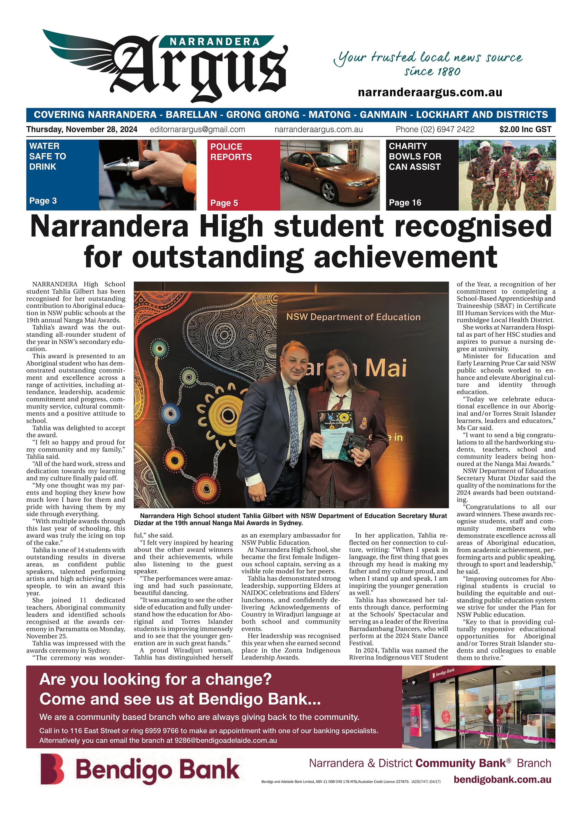 Narrandera Argus 28 November 2024
