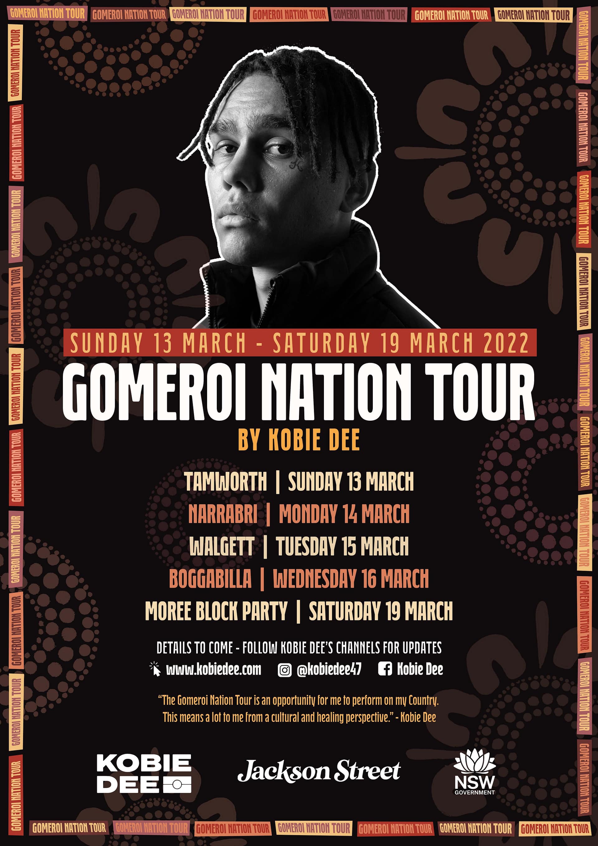 Gomeroi Nation Tour poster