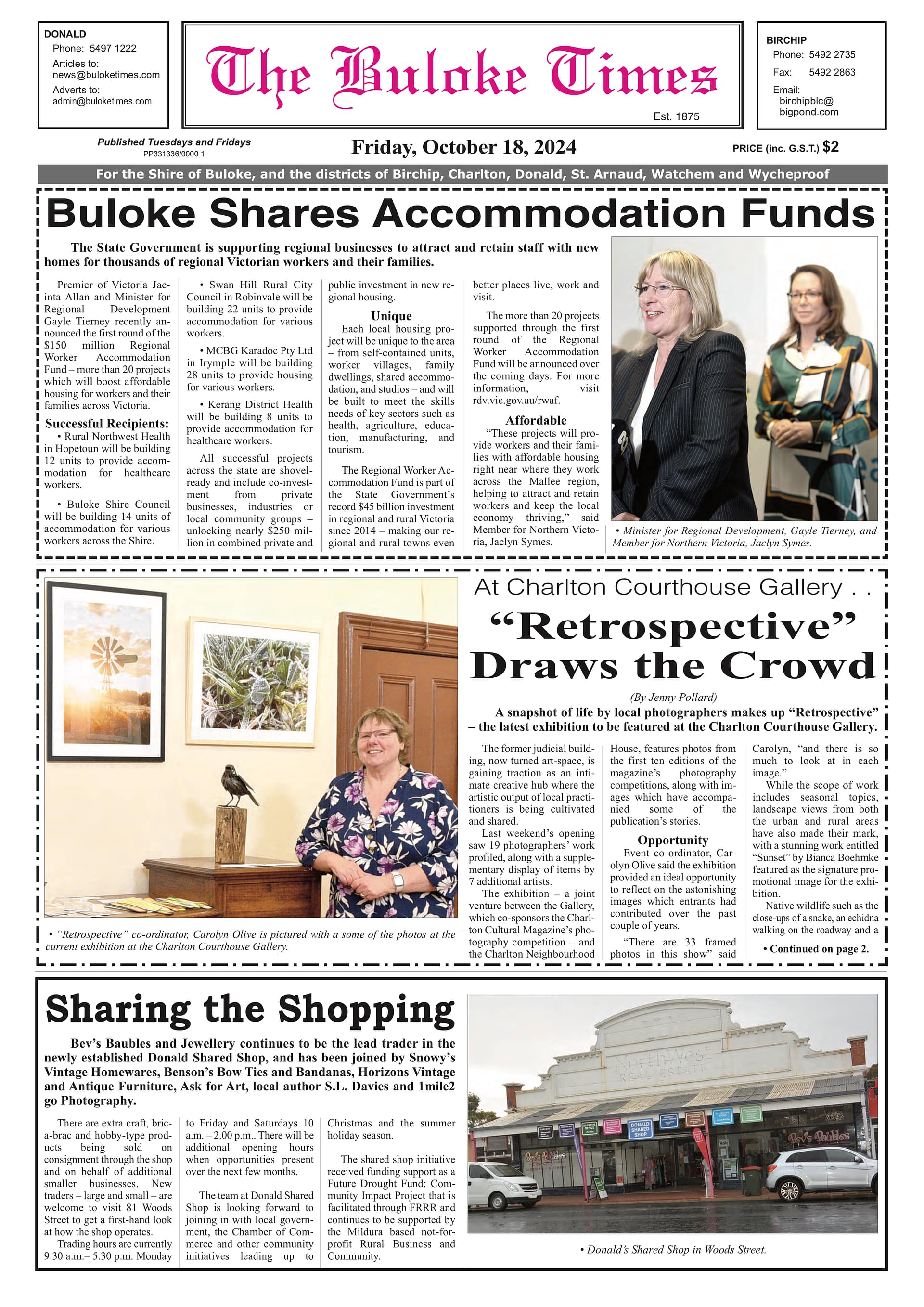 The Buloke Times 18 October 2024