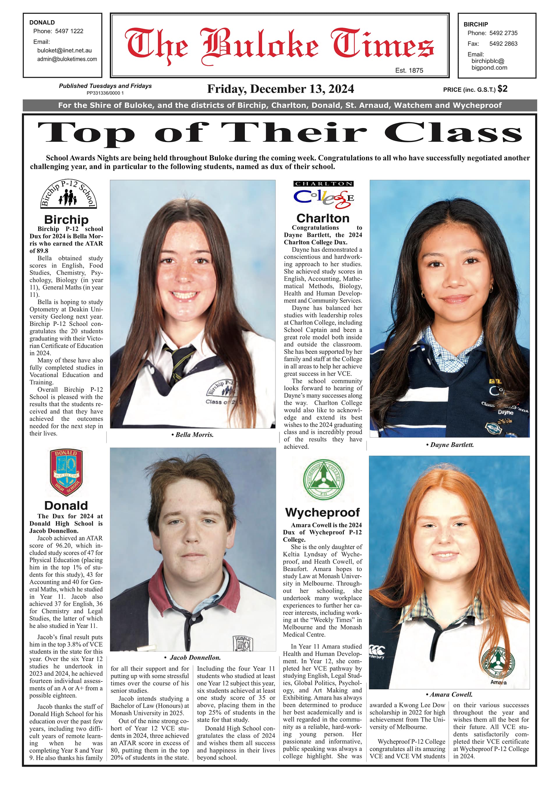 The Buloke Times 13 December 2024