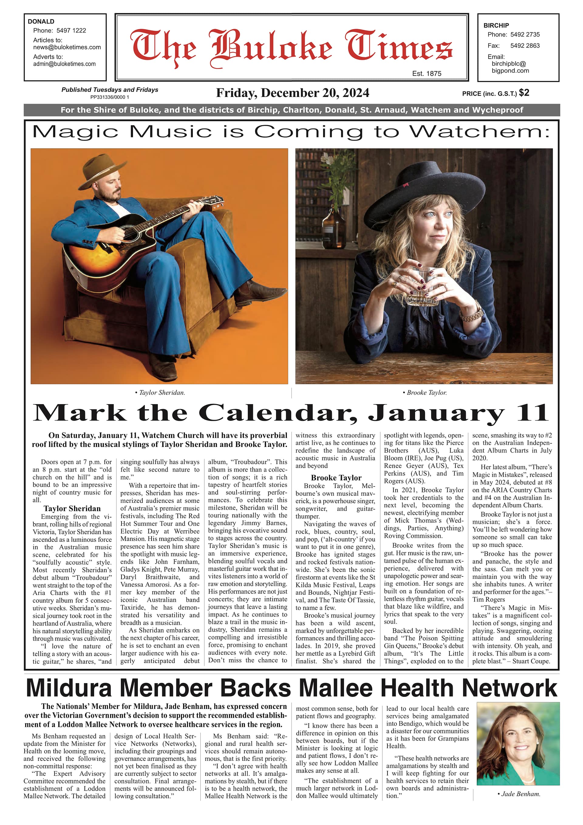 The Buloke Times 20 December 2024