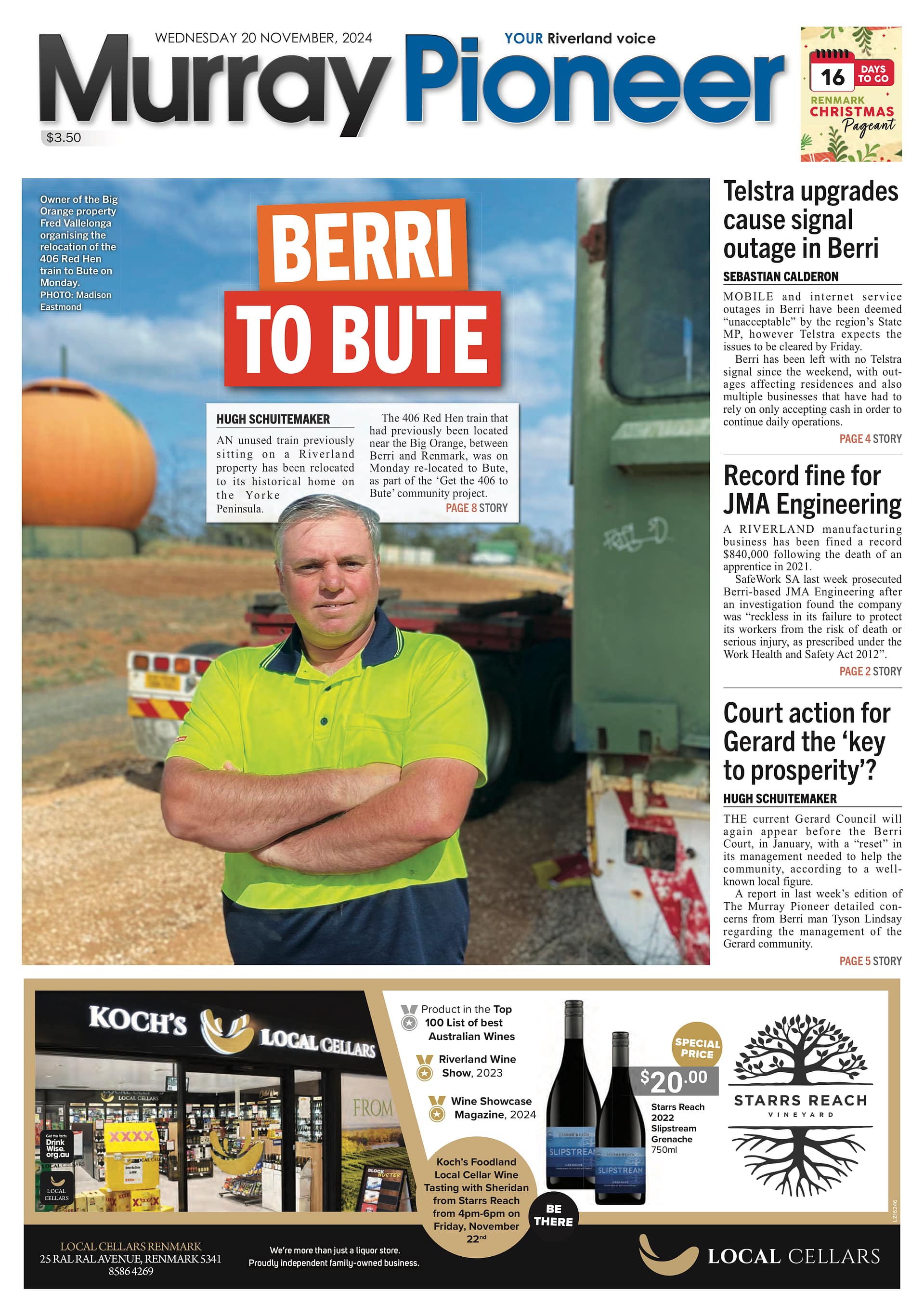 Murray Pioneer 20 November 2024
